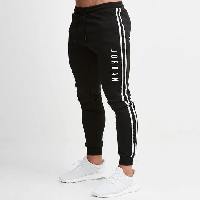 2 Piece Men Hoodies Pants Sport Suit Jordan Men Clothing Set Gym Sport wear Tracksuit Fitness Bodybuilding  Suit Jogger Men Set