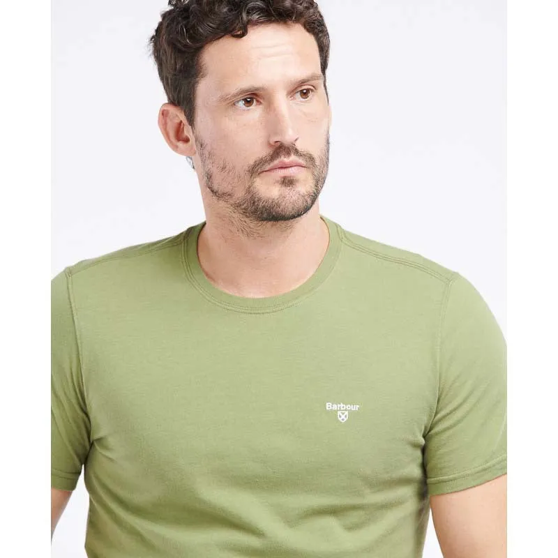 Barbour Essential Sports Mens T-Shirt - Burnt Olive
