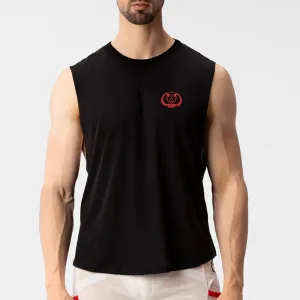 Barcode Berlin Tank Top Kamal Black