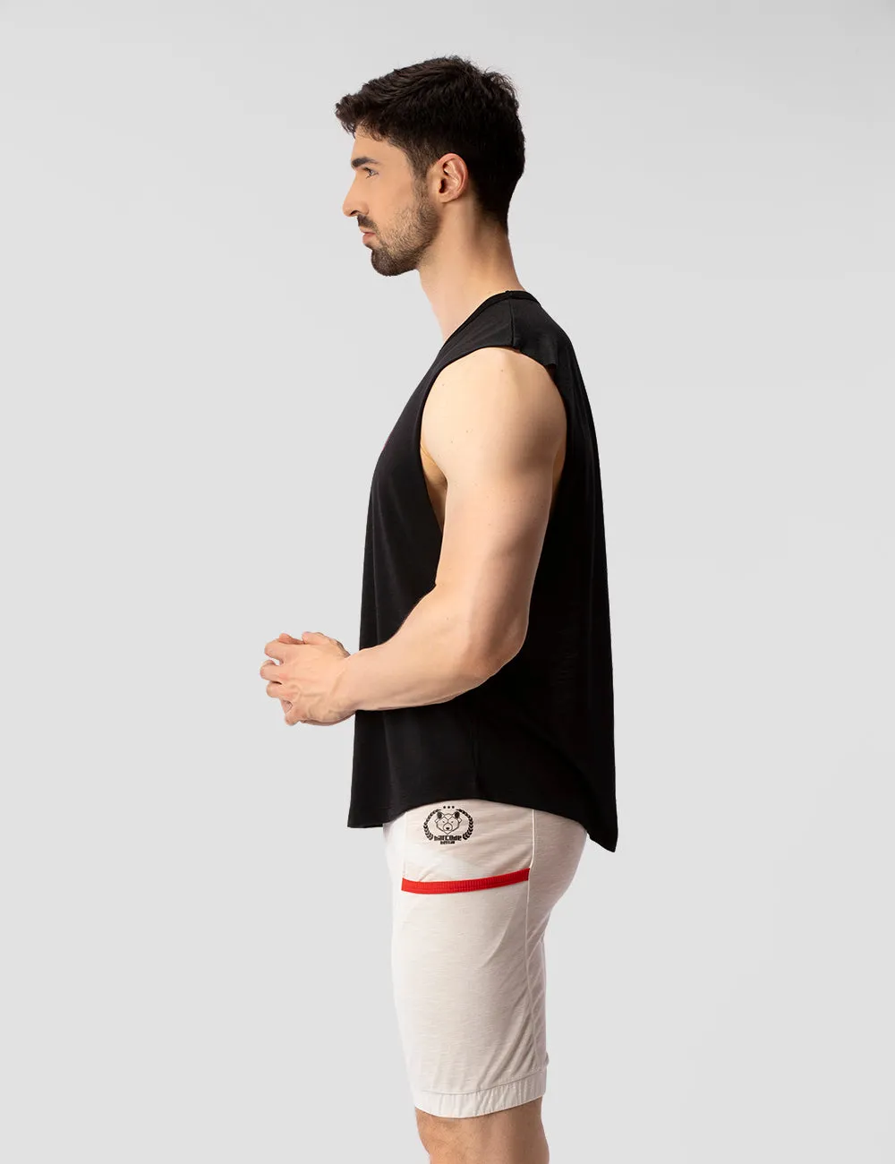 Barcode Berlin Tank Top Kamal Black