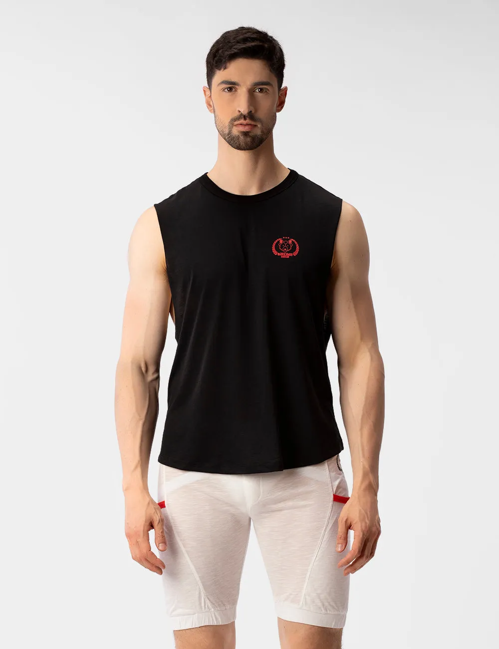 Barcode Berlin Tank Top Kamal Black