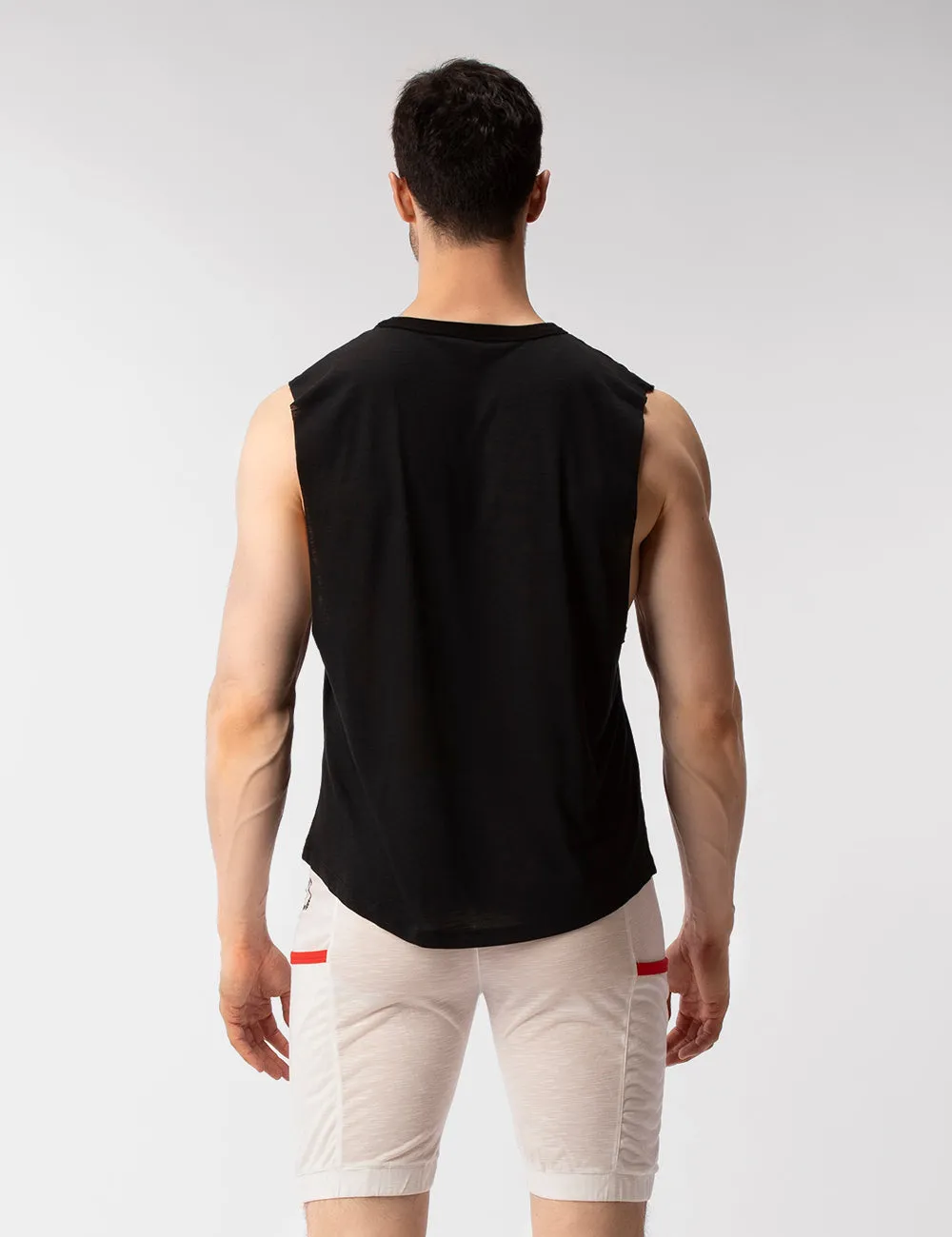 Barcode Berlin Tank Top Kamal Black