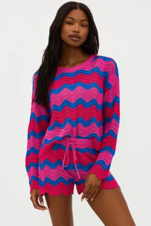 Beach Sweater Orchid Wave