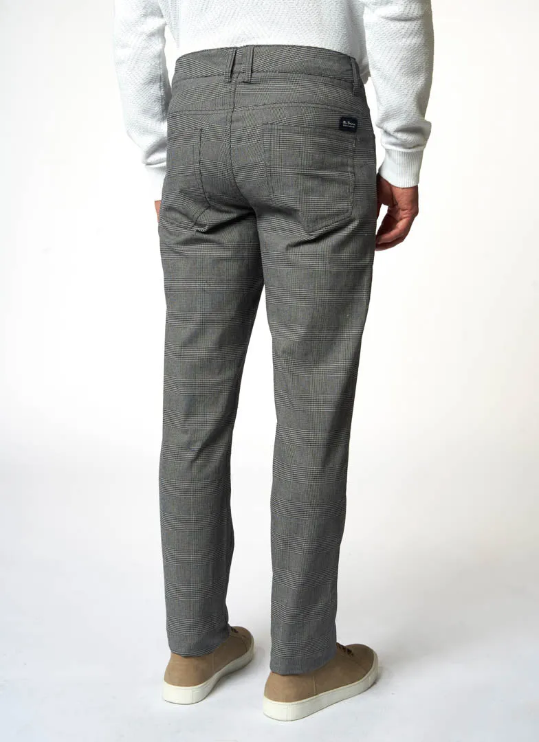 Ben Sherman Glen Plaid 5 Pocket Pants