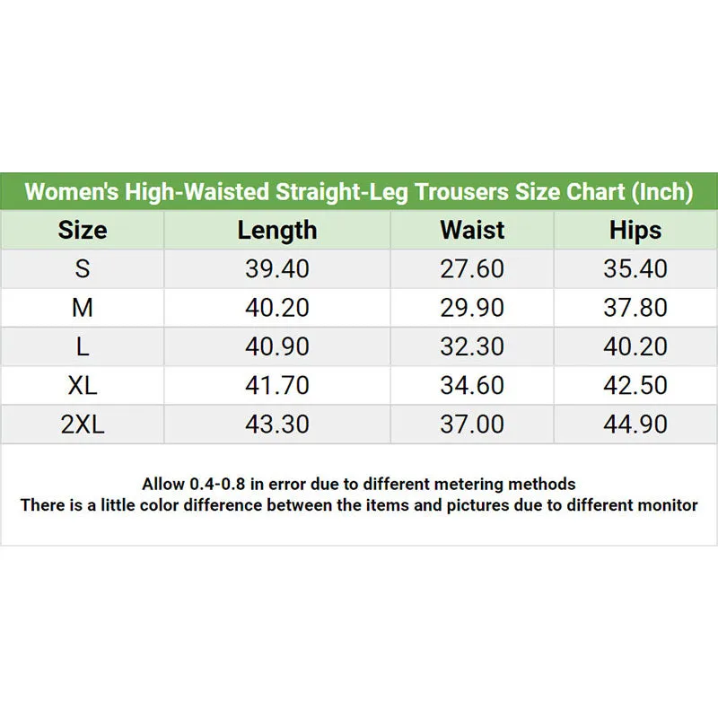 Colorful Skull Flower Pattern Women's High-waisted Wide Leg Pants