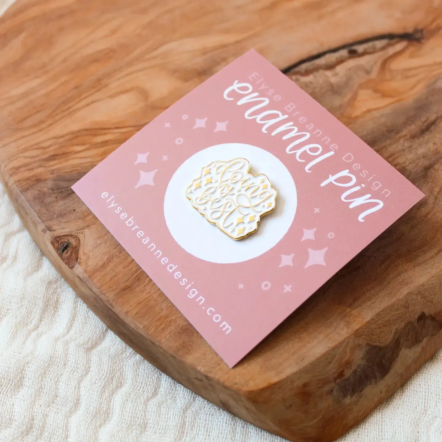 Doing My Best Enamel Pin