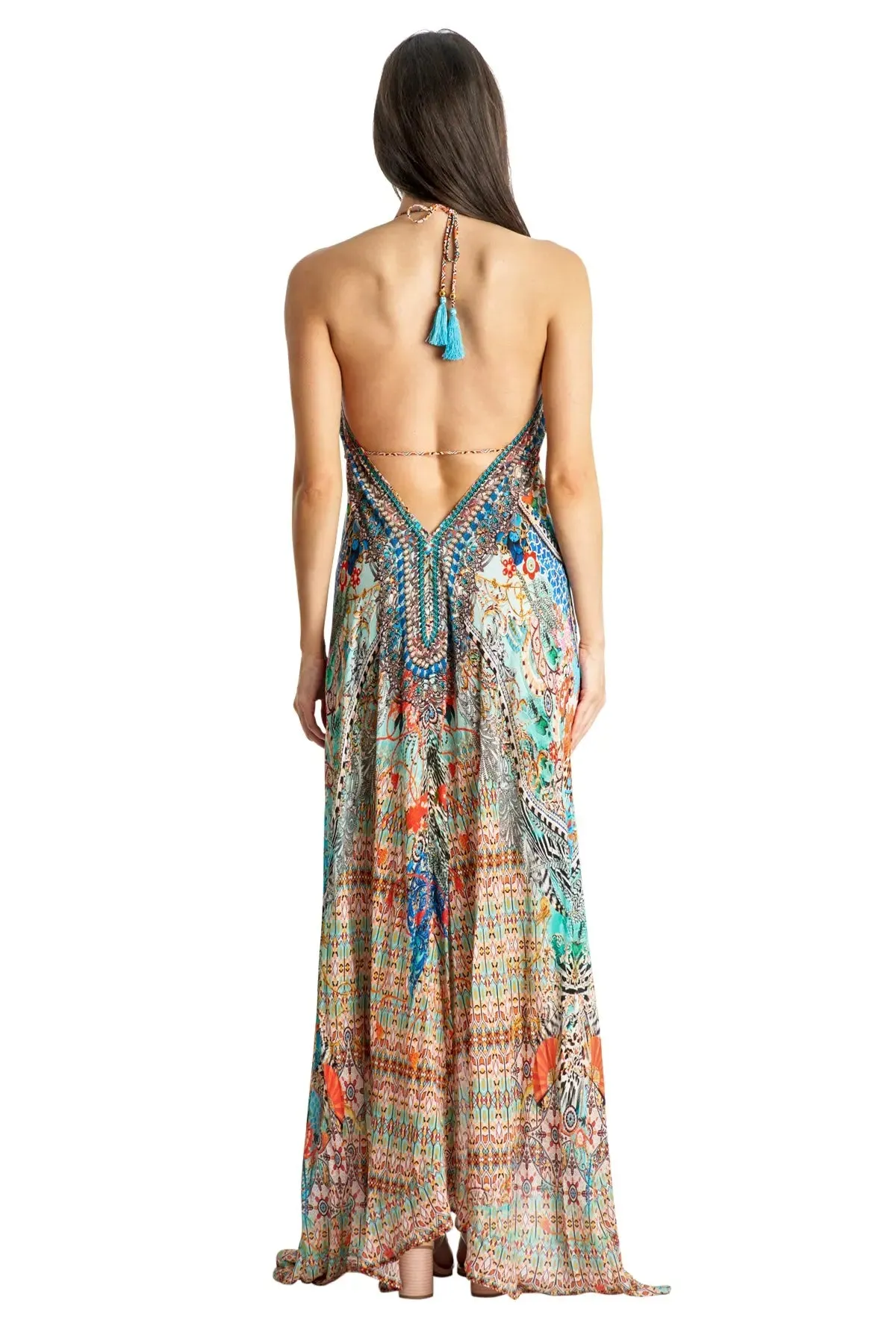 Halter Maxi Dresses for Women