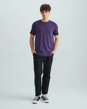 Highr, Dark Purple, Pima Cotton Tee