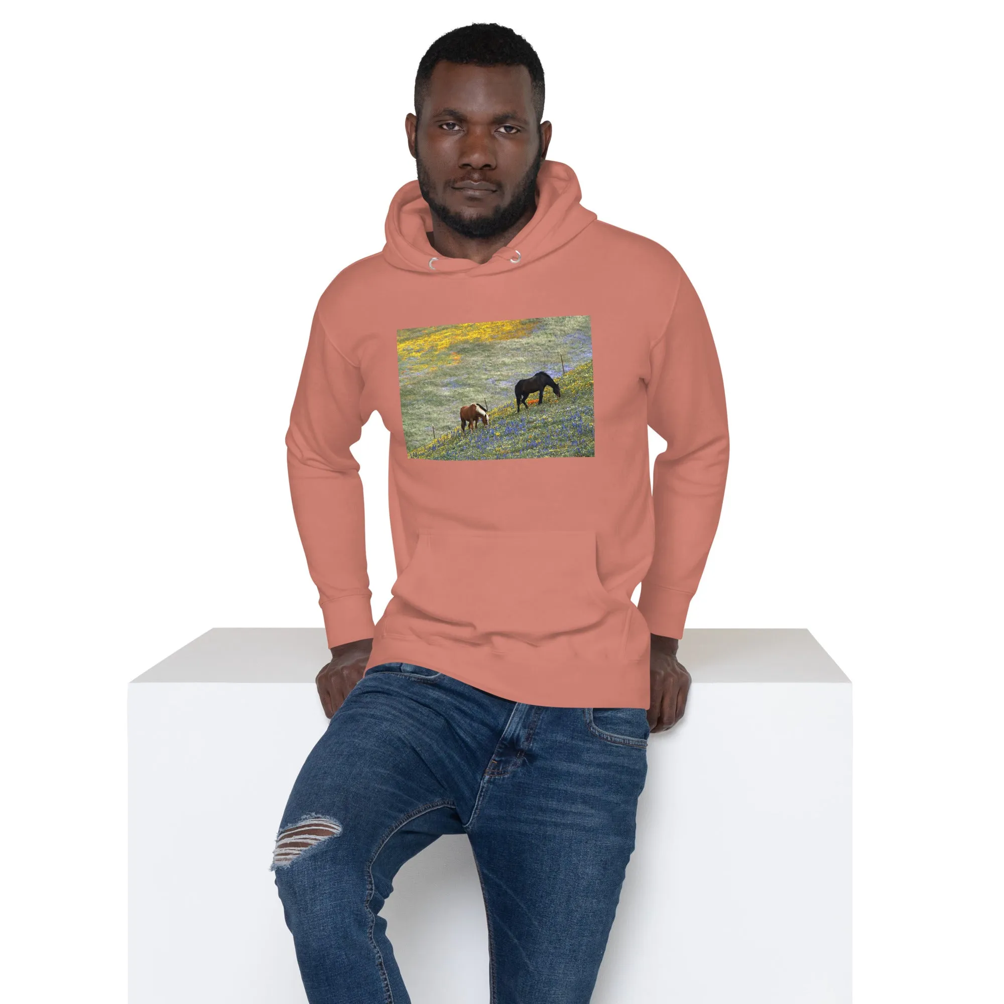 Hoodie Mens Designer (Hoodies Mens - Horse 0021)