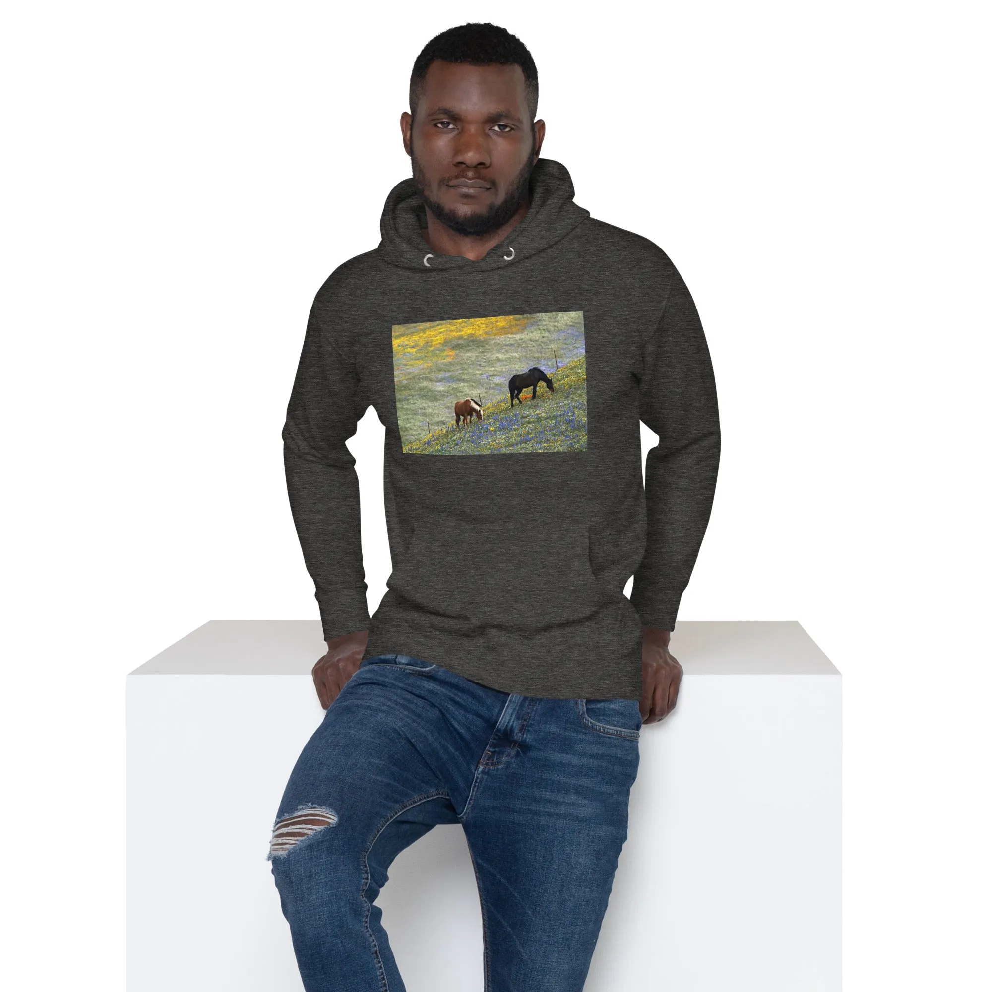 Hoodie Mens Designer (Hoodies Mens - Horse 0021)