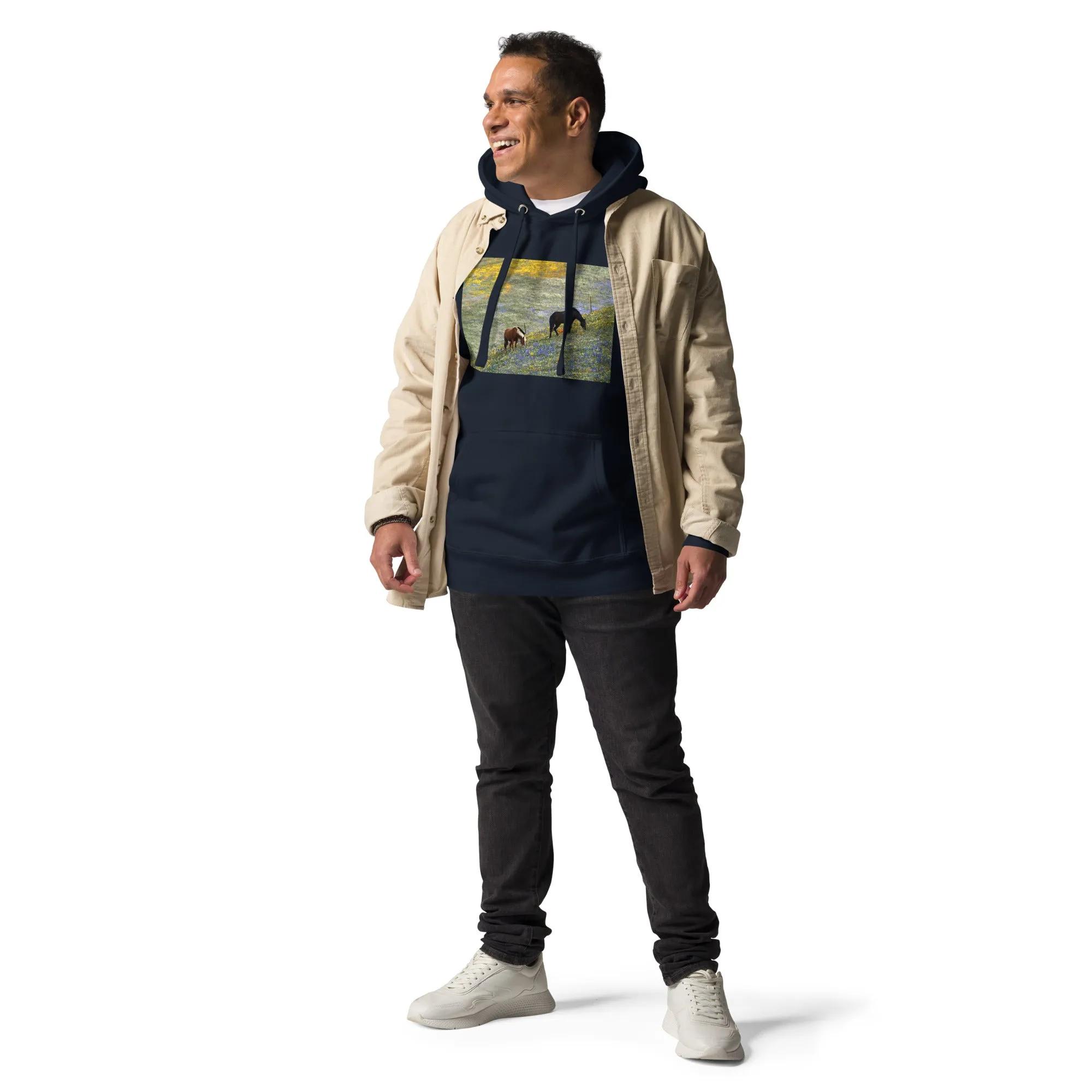 Hoodie Mens Designer (Hoodies Mens - Horse 0021)