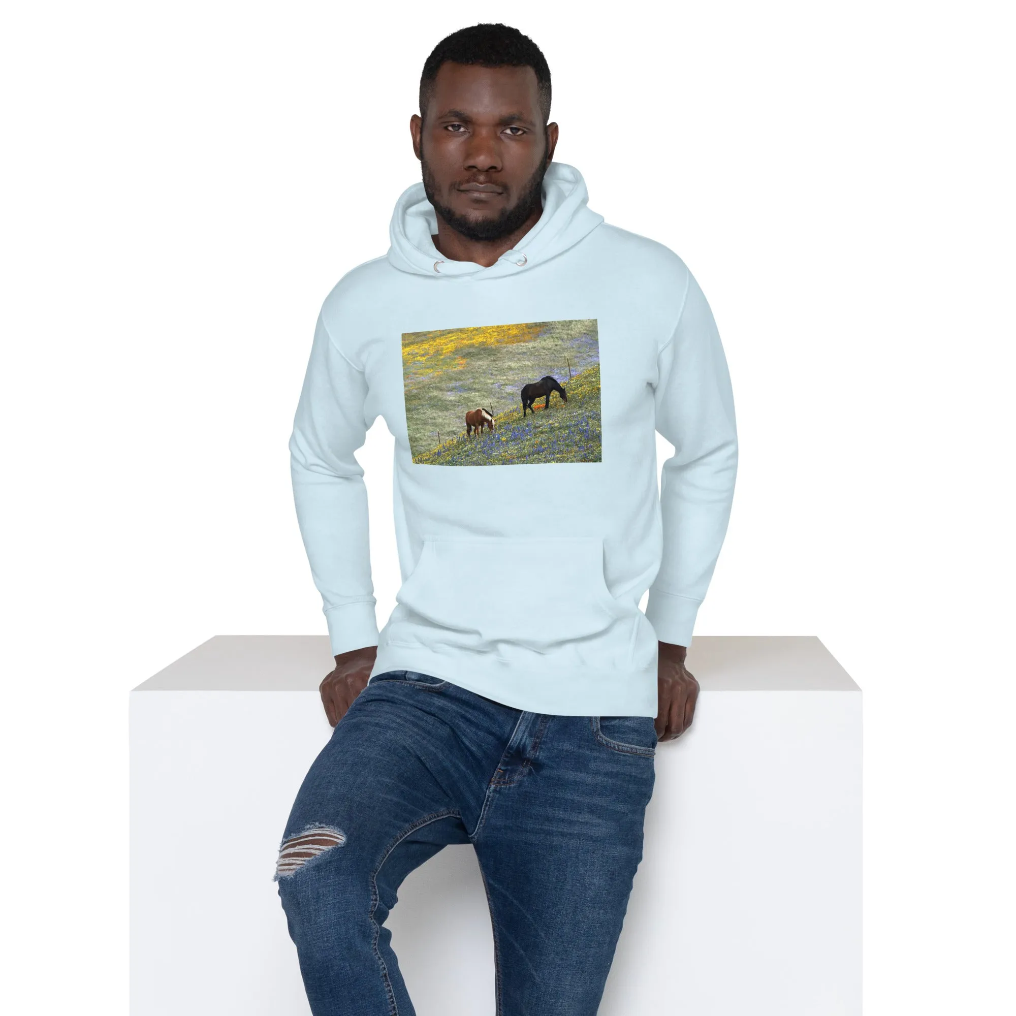Hoodie Mens Designer (Hoodies Mens - Horse 0021)