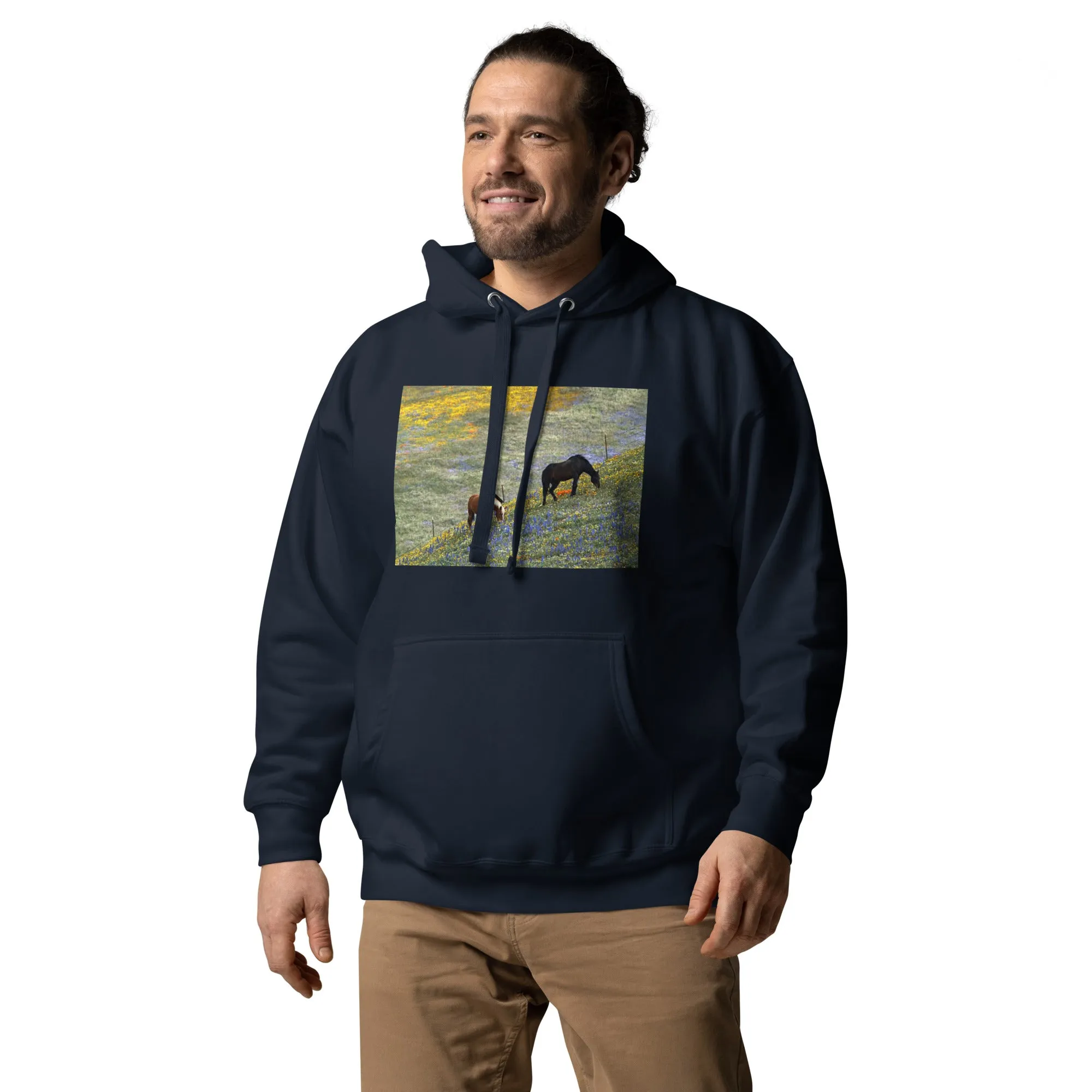 Hoodie Mens Designer (Hoodies Mens - Horse 0021)