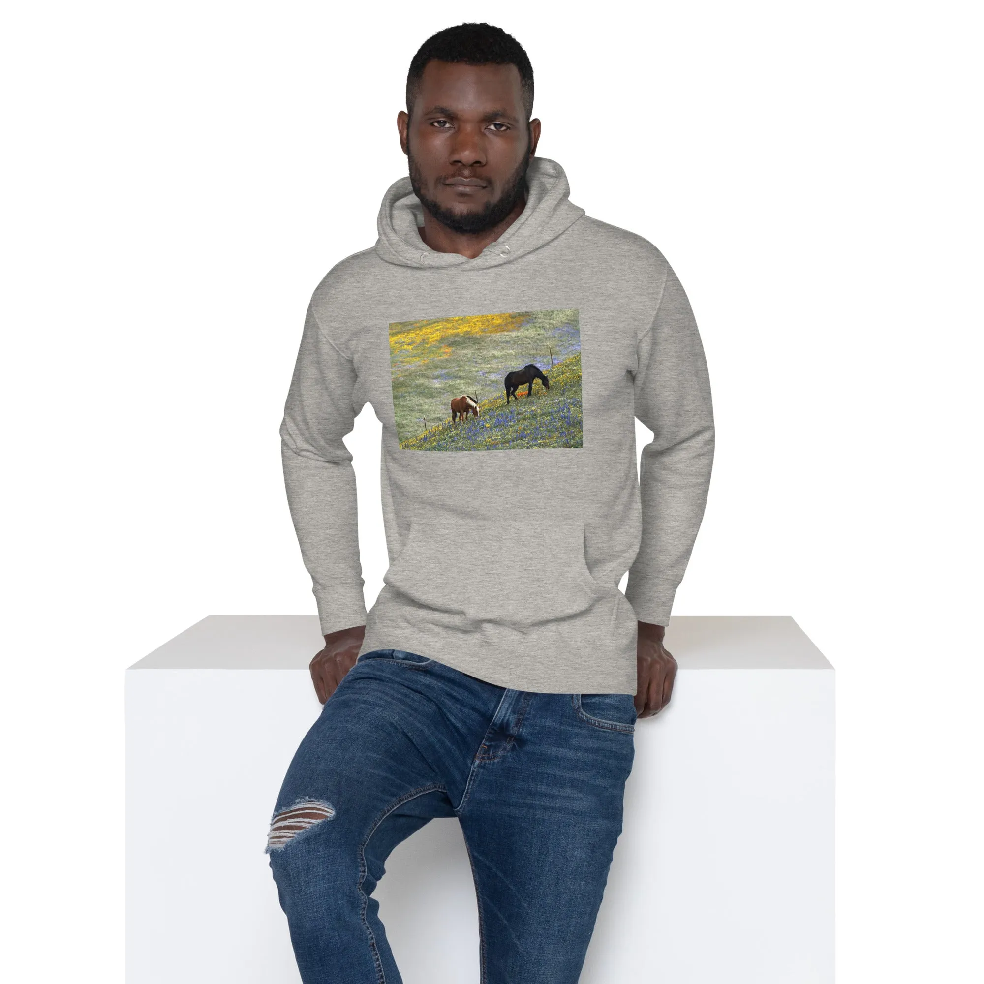 Hoodie Mens Designer (Hoodies Mens - Horse 0021)