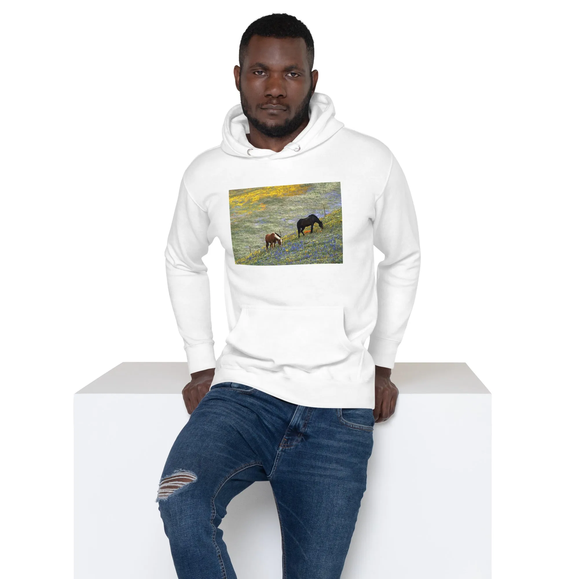 Hoodie Mens Designer (Hoodies Mens - Horse 0021)