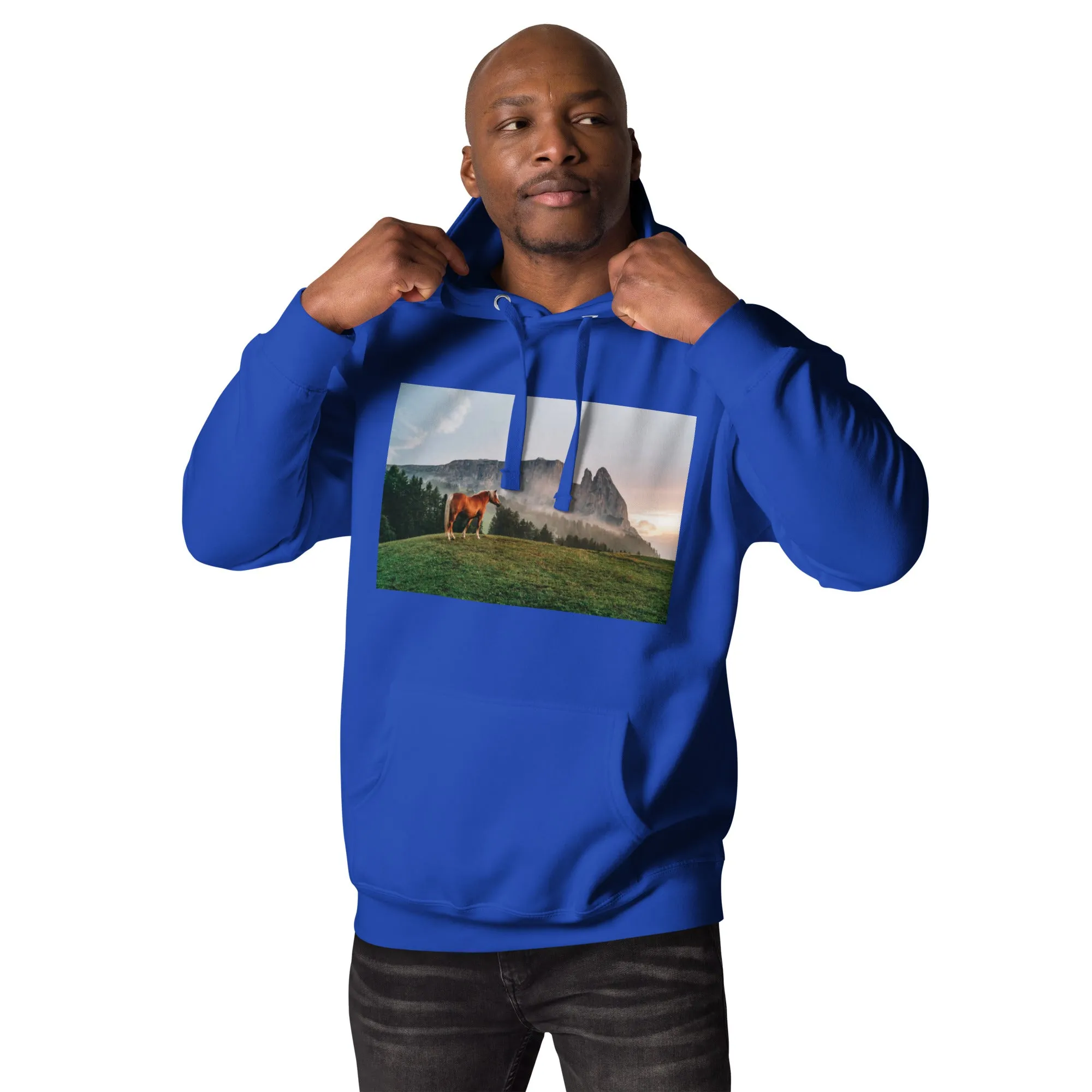 Hoodie Mens Designer (Hoodies Mens - Horse 0023)