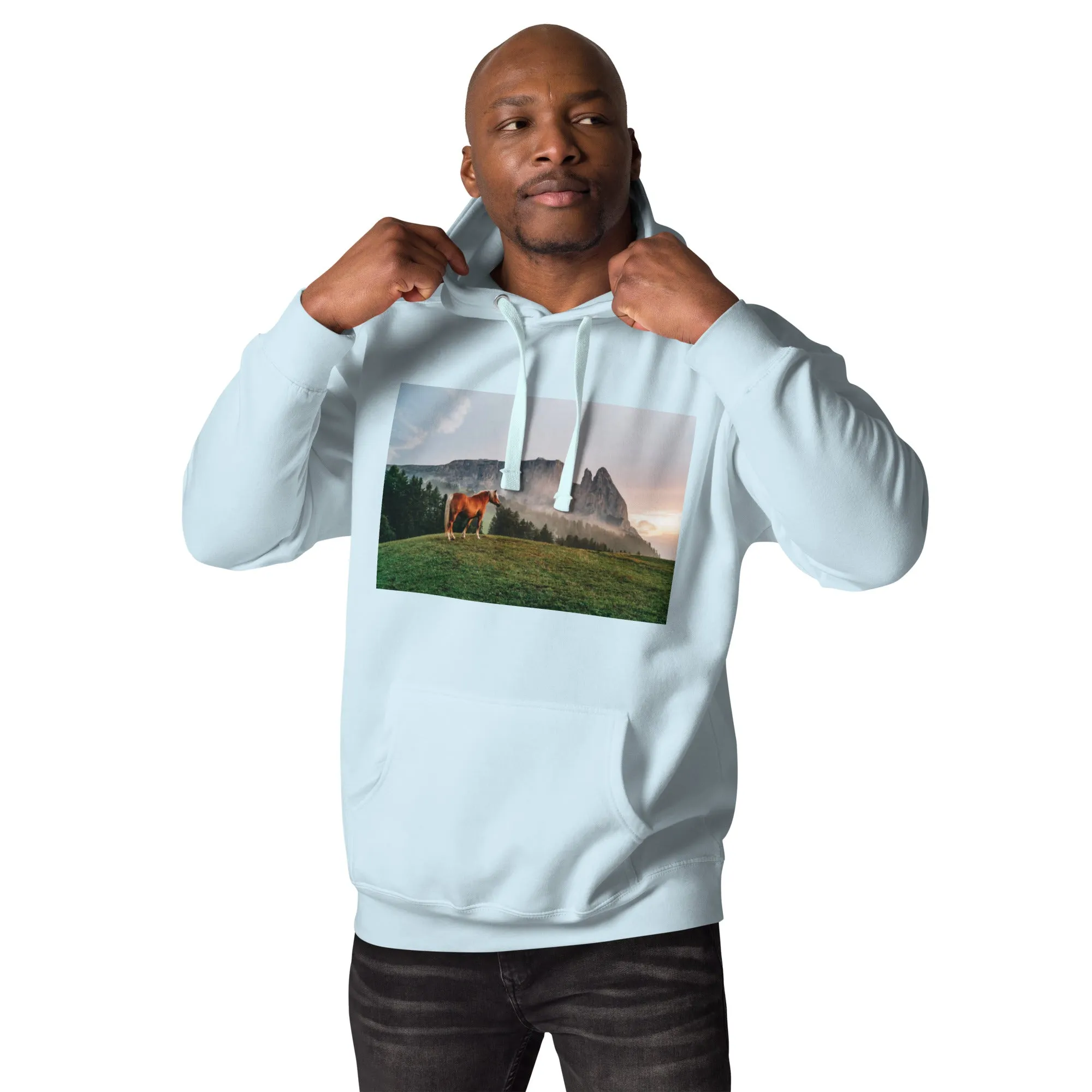 Hoodie Mens Designer (Hoodies Mens - Horse 0023)