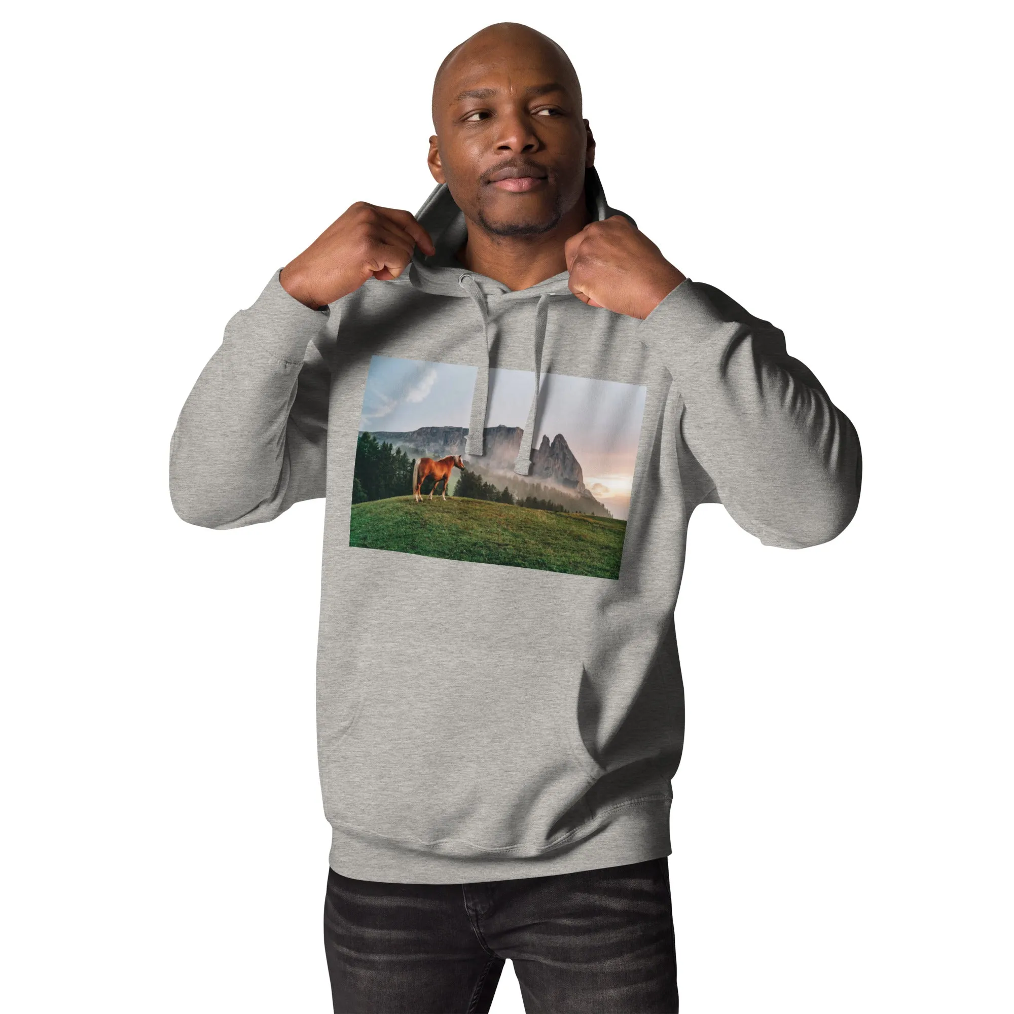 Hoodie Mens Designer (Hoodies Mens - Horse 0023)