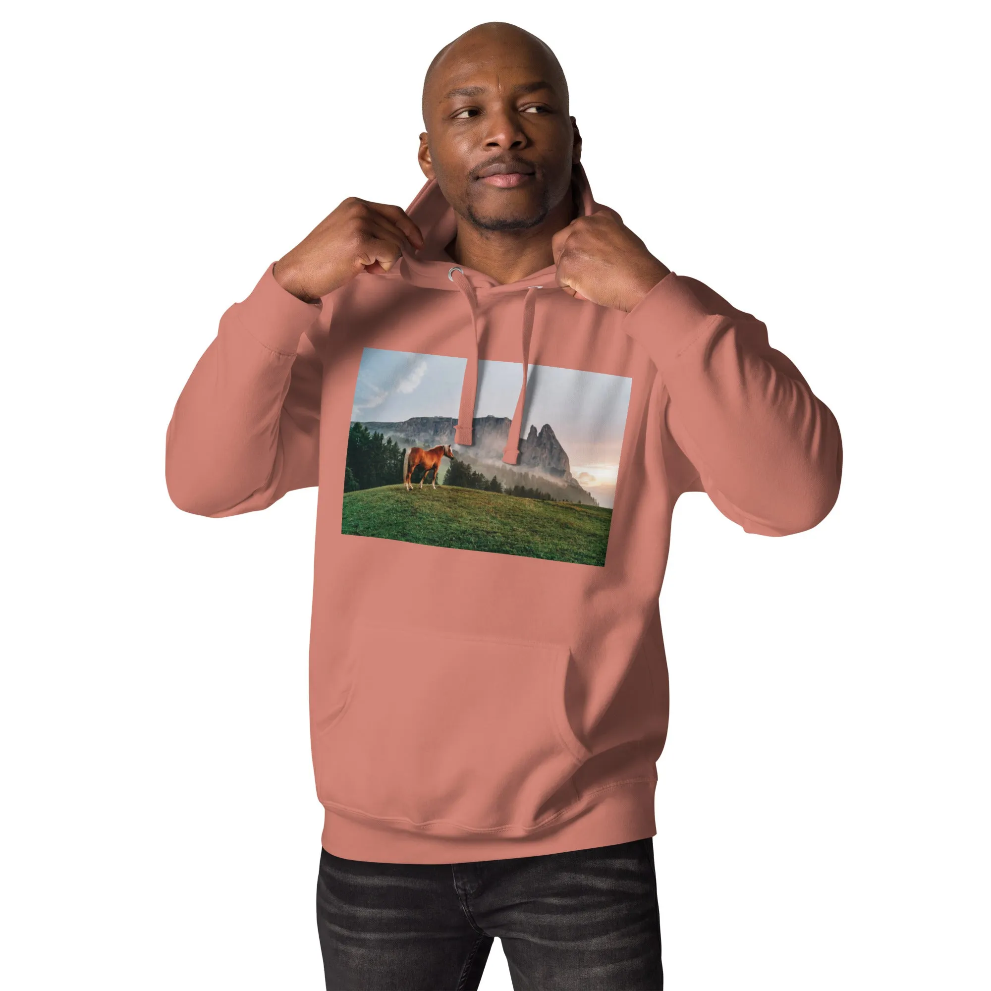 Hoodie Mens Designer (Hoodies Mens - Horse 0023)