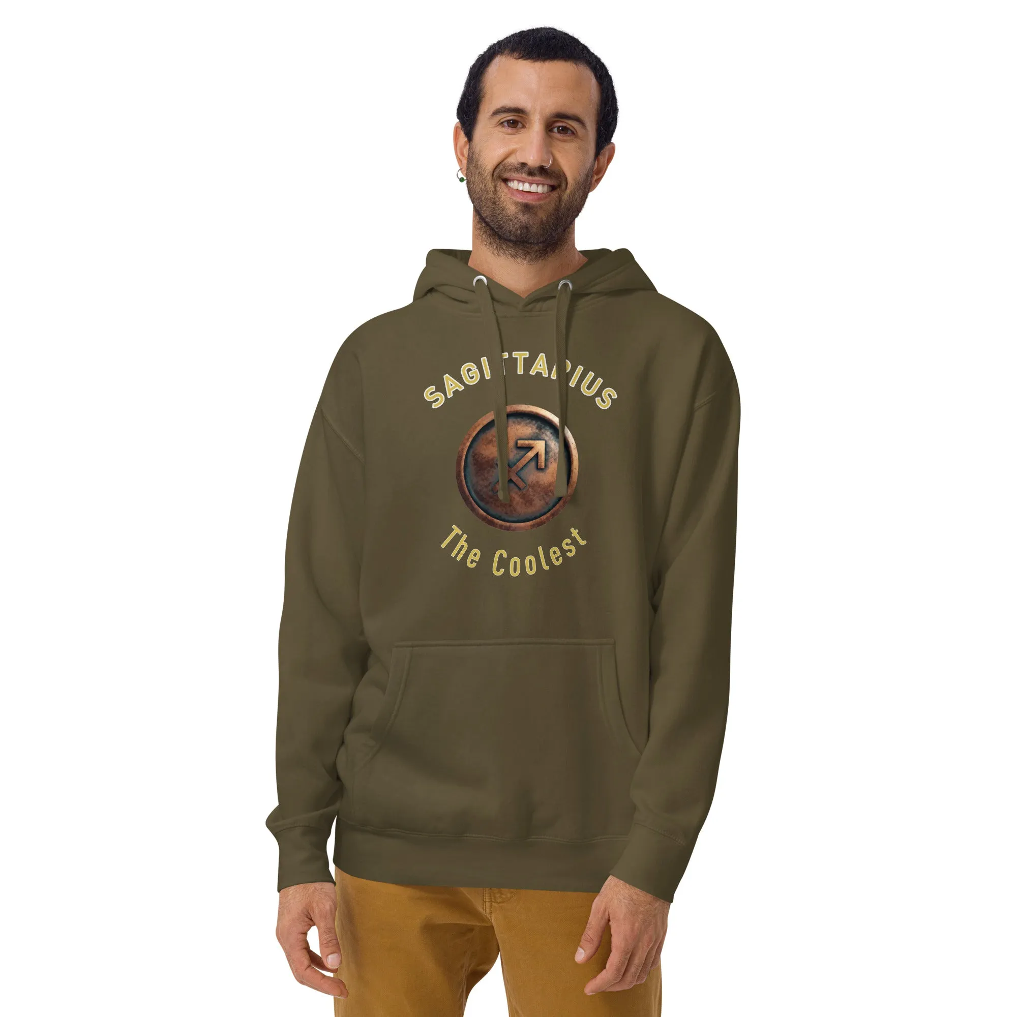 Hoodie Mens Designer (Hoodies Mens - Sagittarius Zodiac Sign 0049