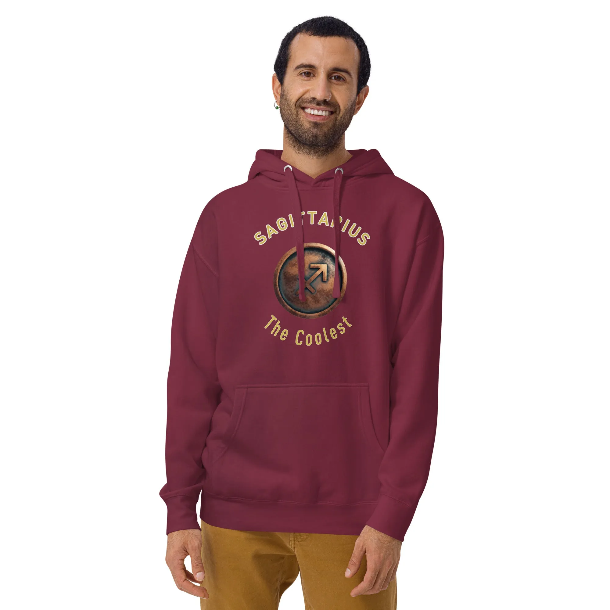Hoodie Mens Designer (Hoodies Mens - Sagittarius Zodiac Sign 0049
