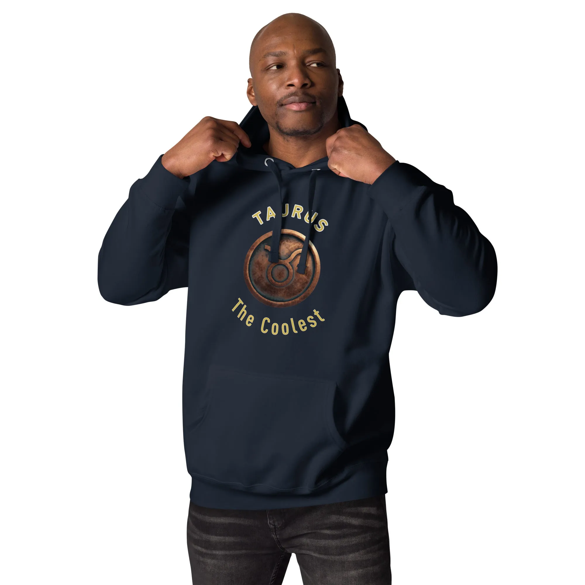Hoodie Mens Designer (Hoodies Mens - Taurus Zodiac Sign 0042)