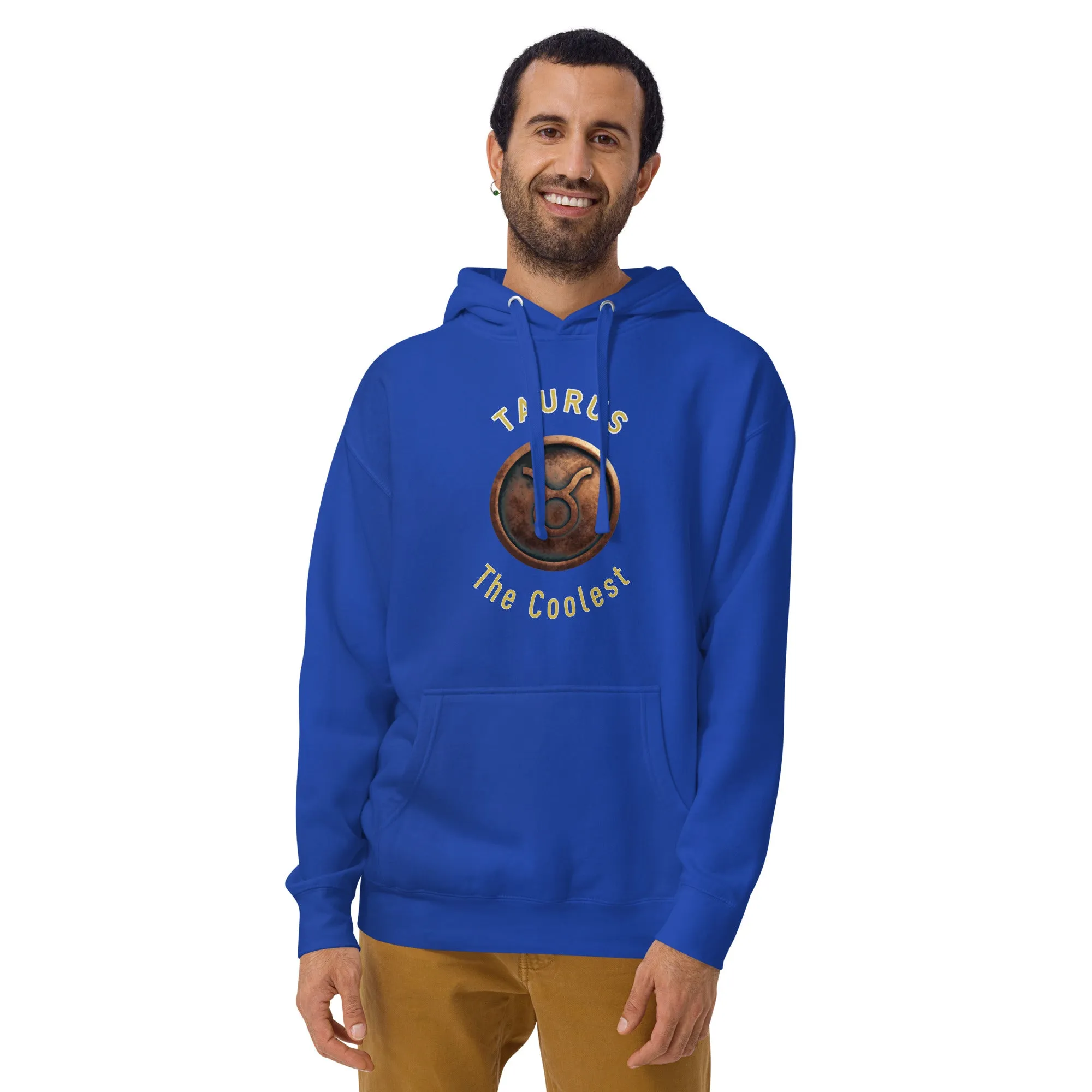 Hoodie Mens Designer (Hoodies Mens - Taurus Zodiac Sign 0042)