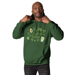 Hoodie Mens Designer (Hoodies Mens: Vegan Power Healthy Living 0056)