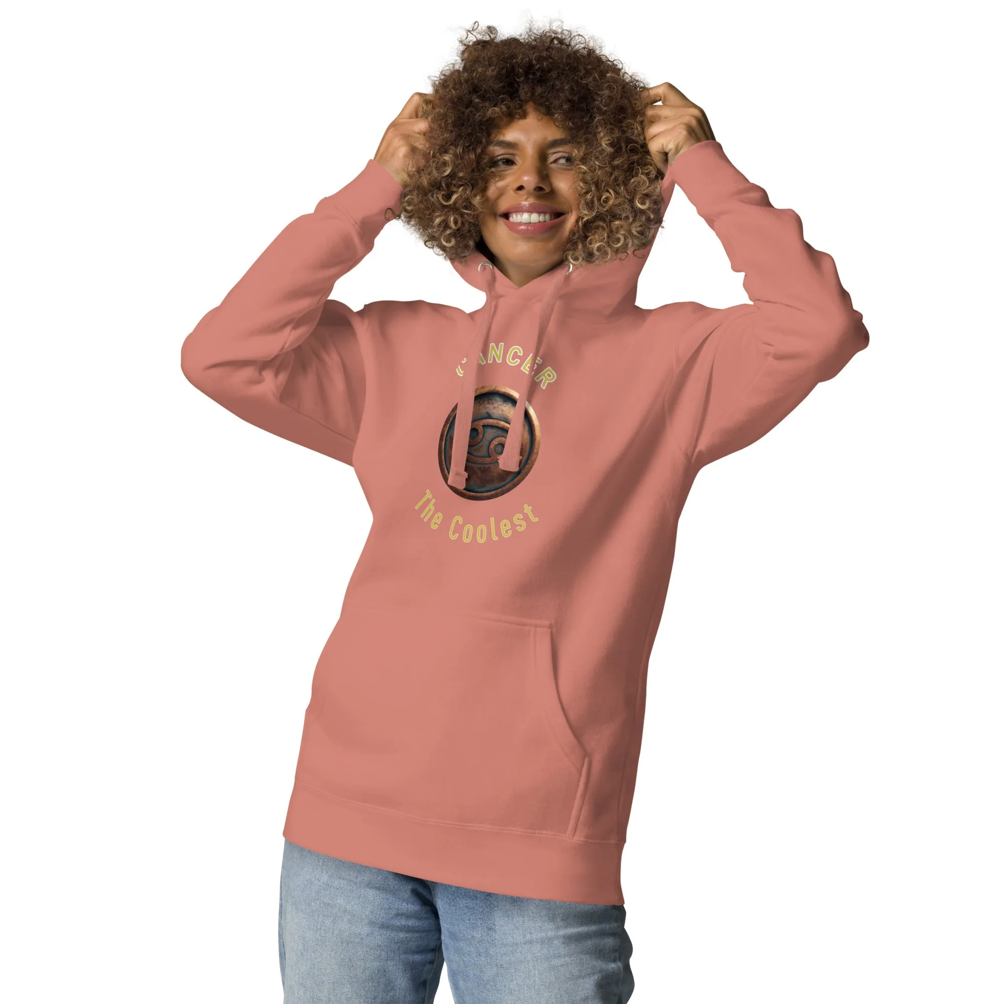 Hoodie Womens Designer (Hoodies Womens - Cancer Zodiac Sign 0044)
