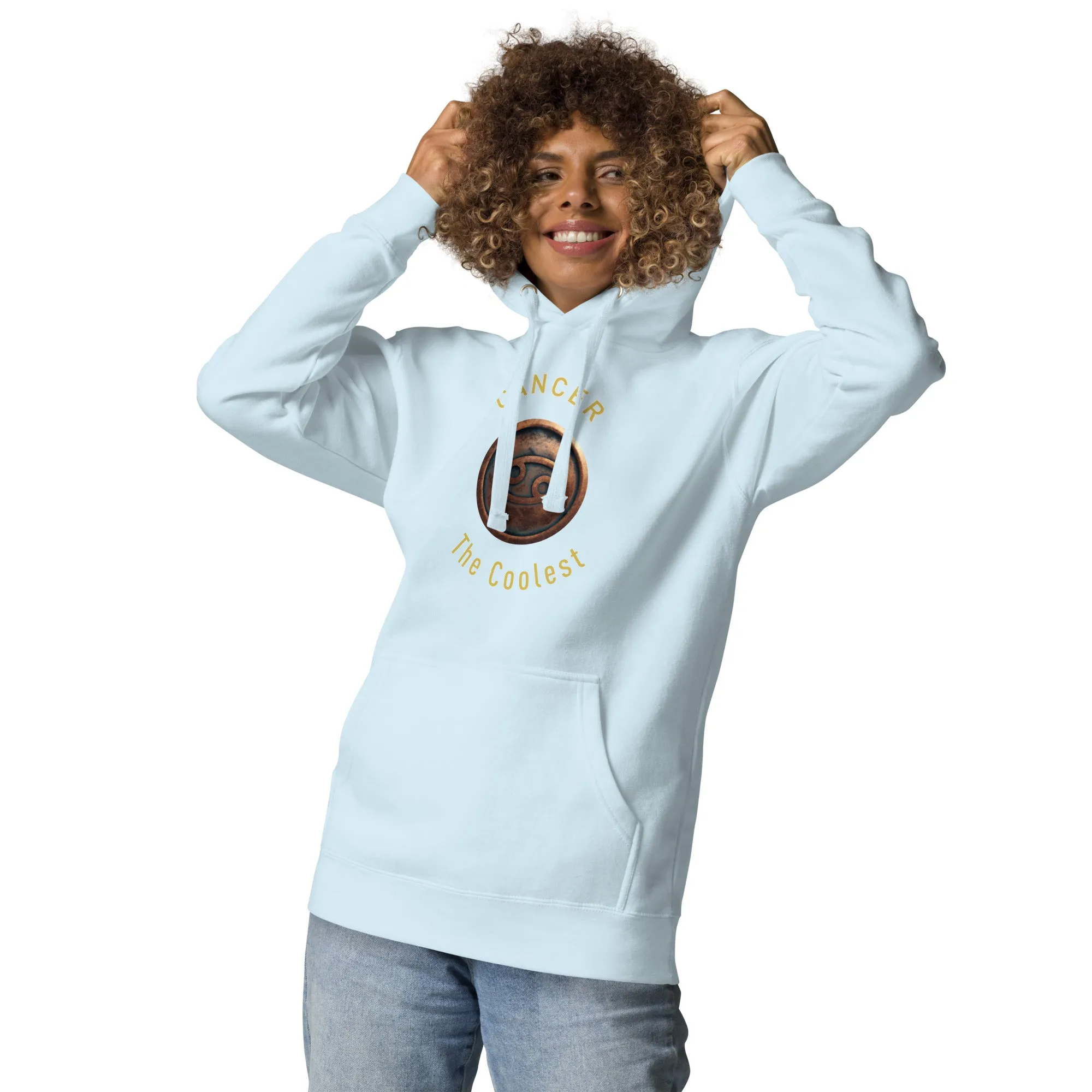 Hoodie Womens Designer (Hoodies Womens - Cancer Zodiac Sign 0044)