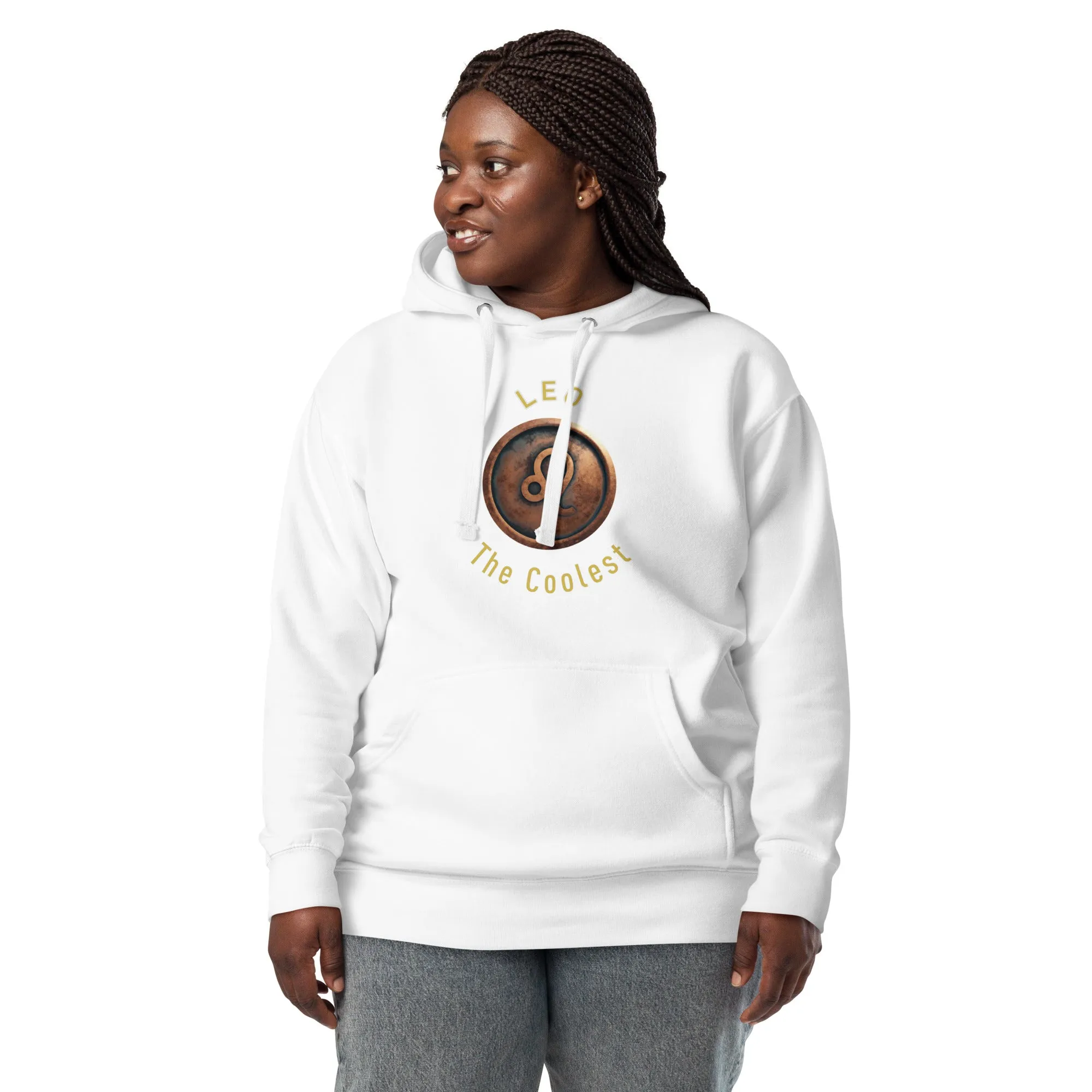 Hoodie Womens Designer (Hoodies Womens - Leo Zodiac Sign 0045)