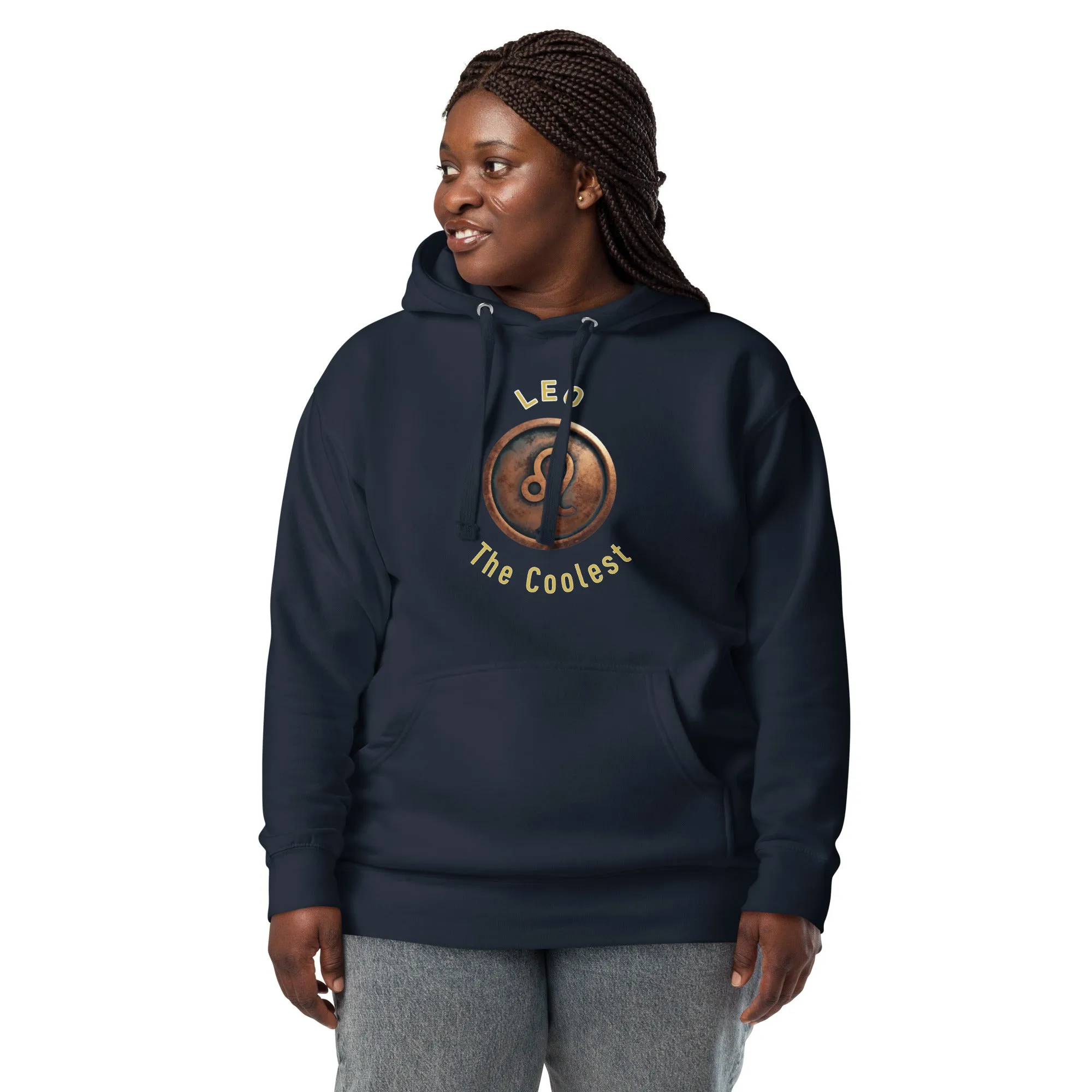 Hoodie Womens Designer (Hoodies Womens - Leo Zodiac Sign 0045)