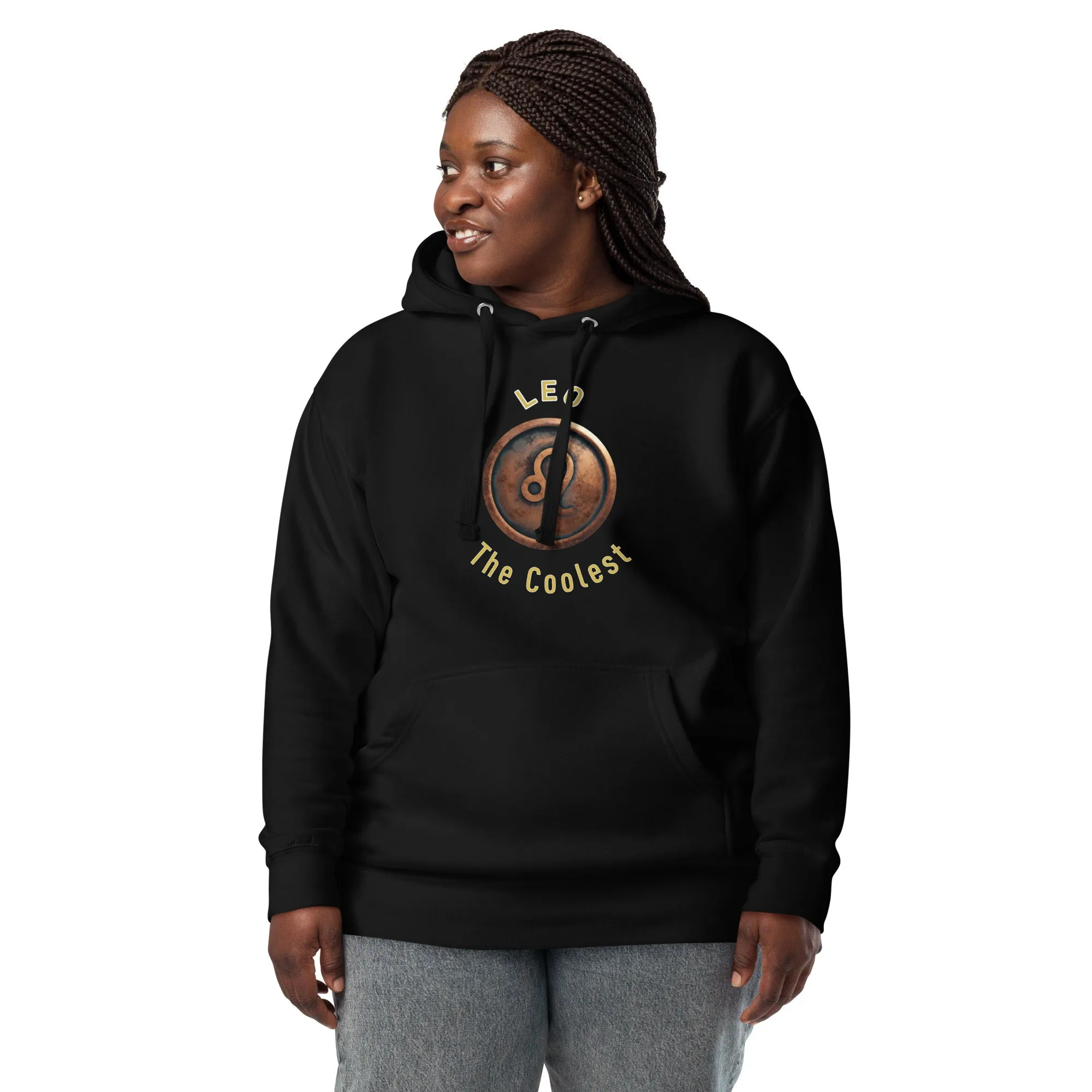 Hoodie Womens Designer (Hoodies Womens - Leo Zodiac Sign 0045)