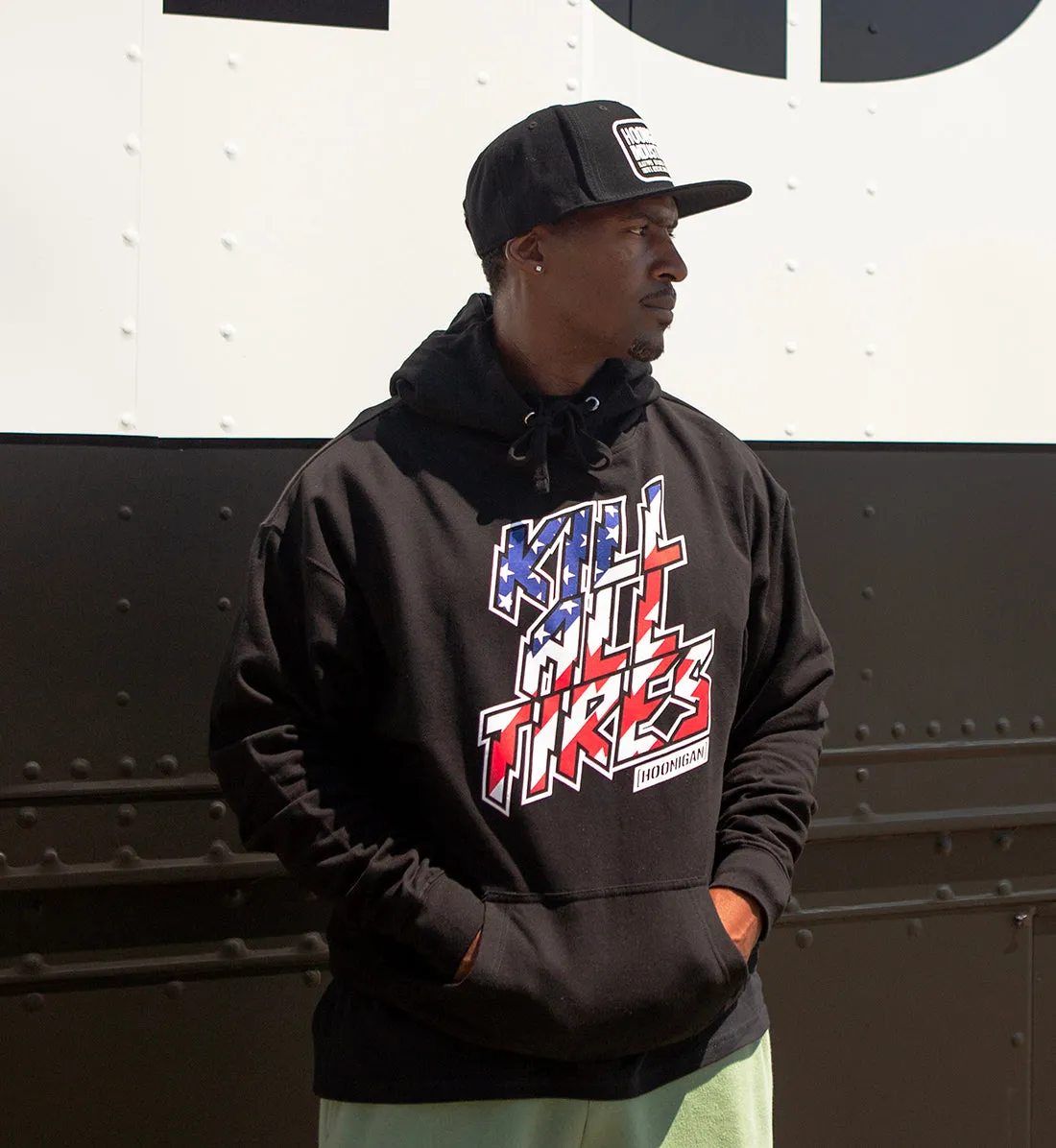 Hoonigan KILL ALL TIRES STARS & STRIPES Pullover Hoodie