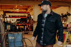 Huntsman Overshirt- Black