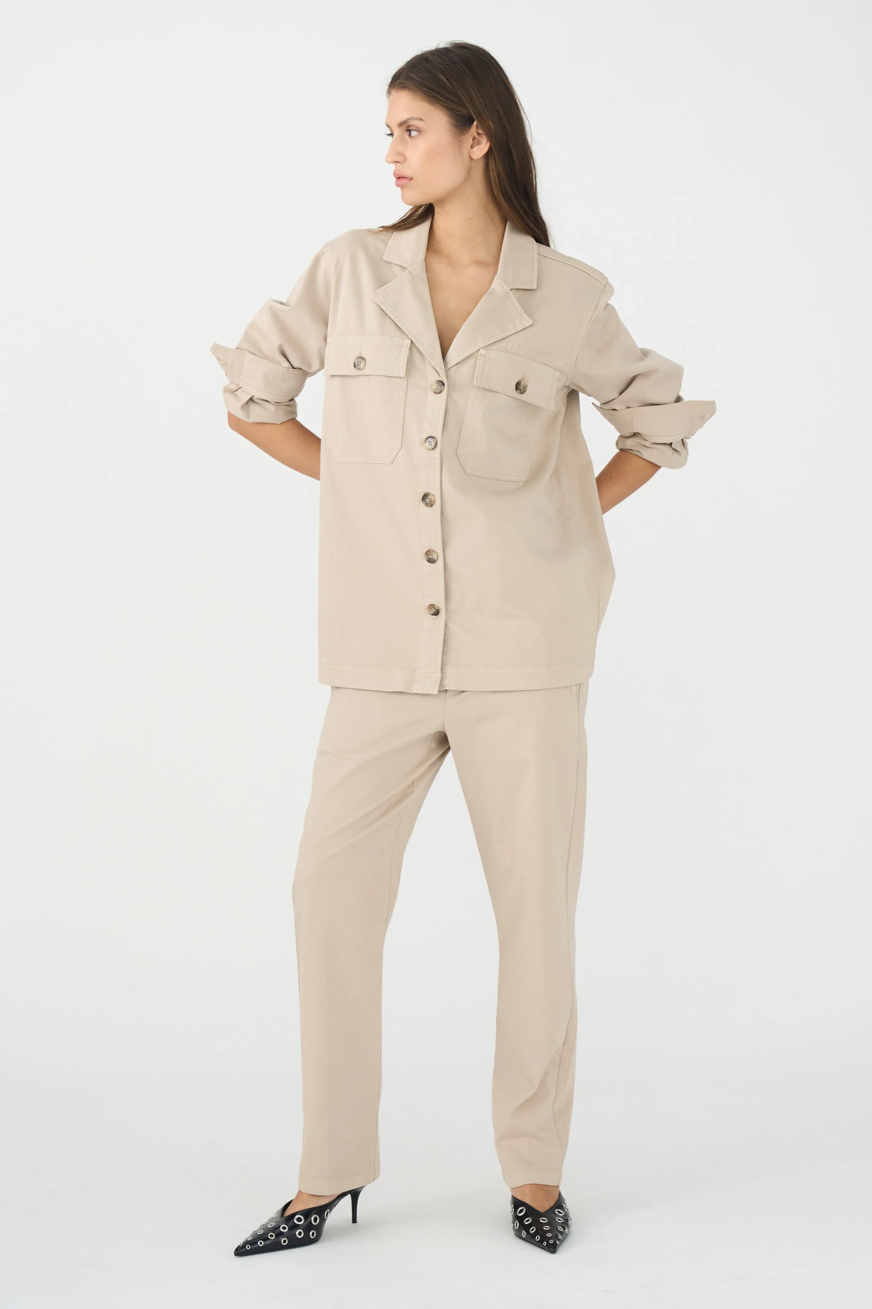 IVY-Karmey Weekend Jacket - Stone Beige
