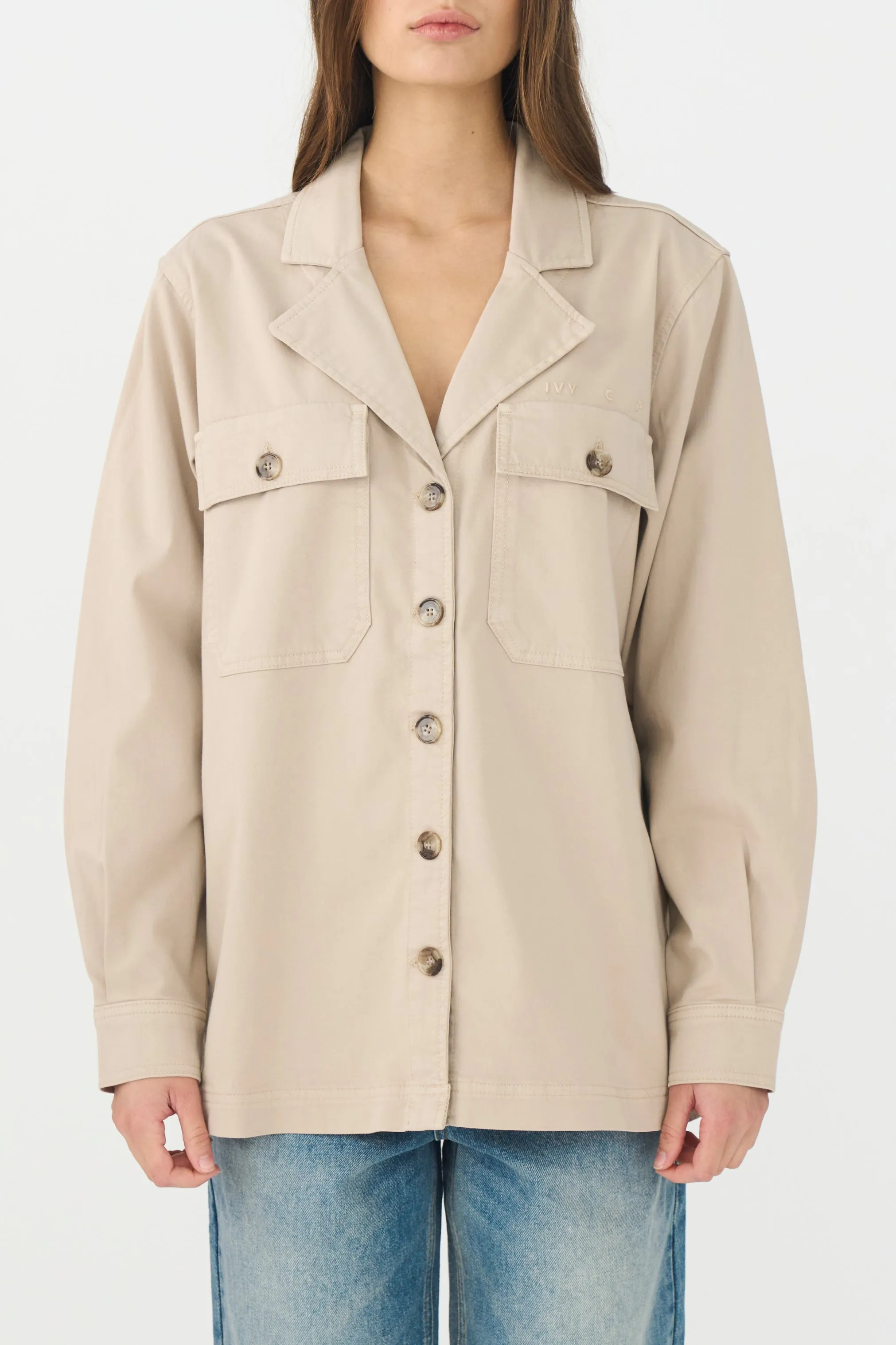 IVY-Karmey Weekend Jacket - Stone Beige