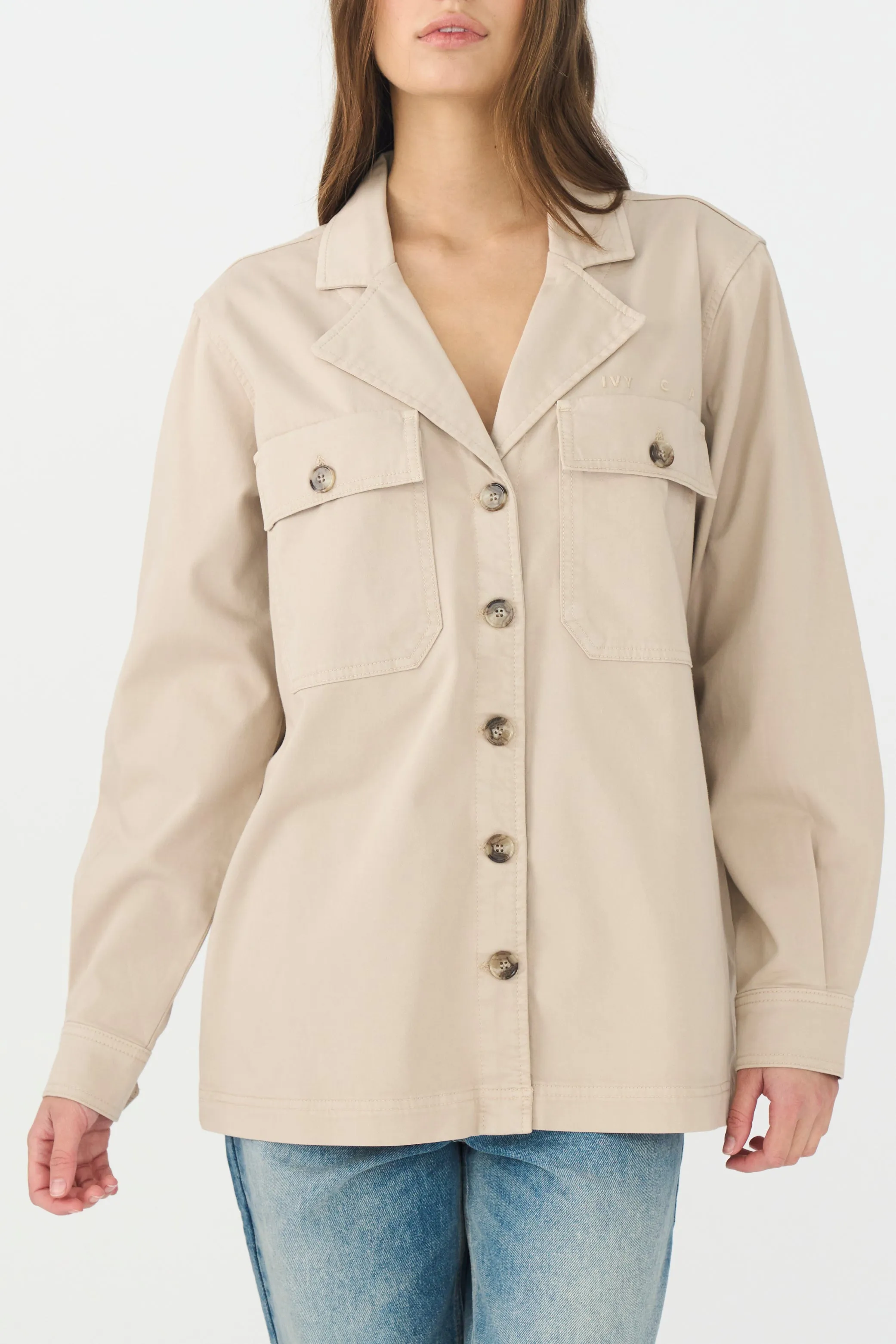 IVY-Karmey Weekend Jacket - Stone Beige