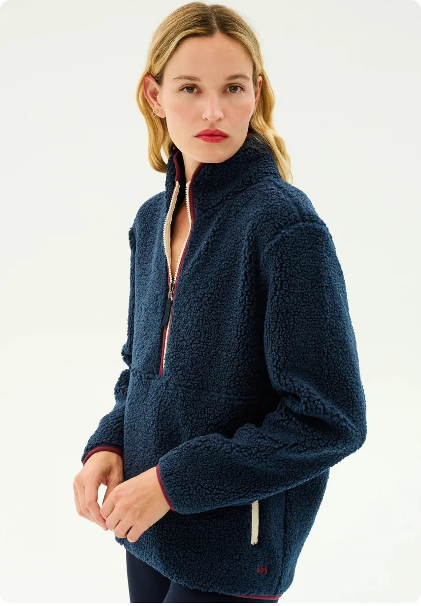 Libby Sherpa Half Zip
