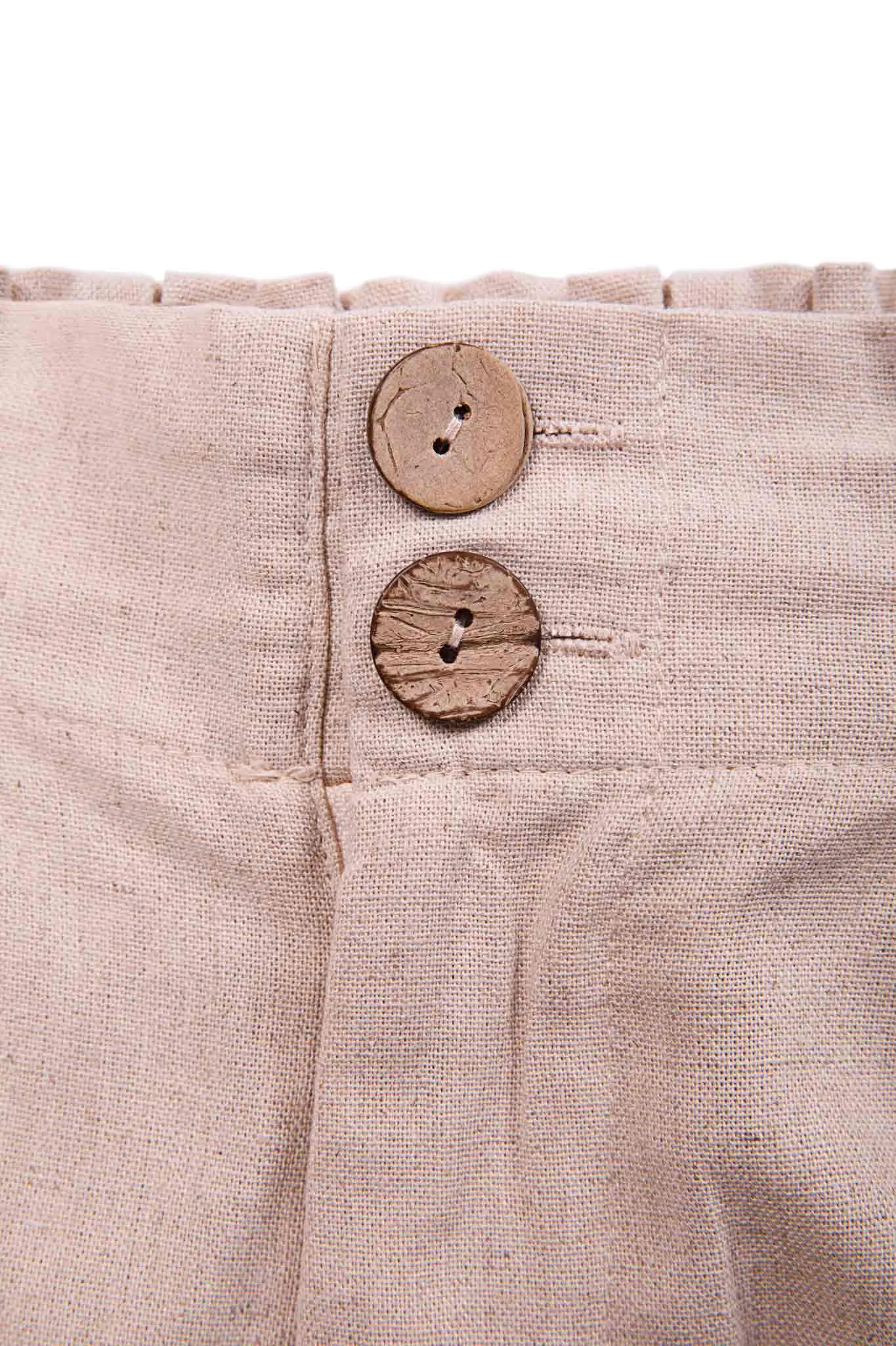 LINEN BLEND SHORTS