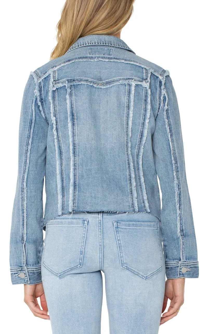 Liverpool Multi Fray Trucker Jacket
