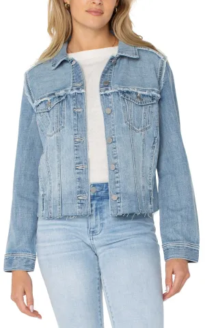 Liverpool Multi Fray Trucker Jacket