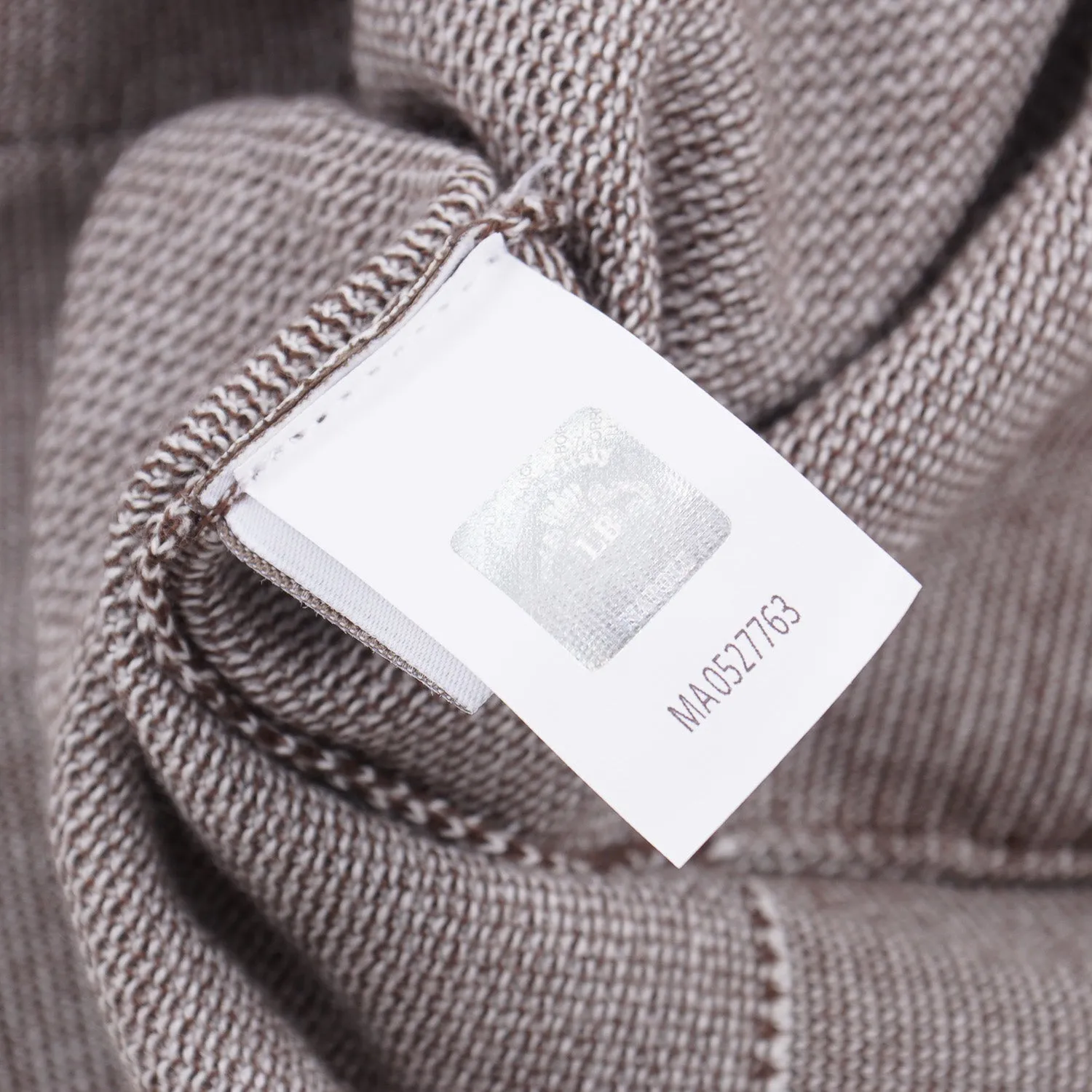 Luigi Borrelli Pique Knit Cotton Sweater