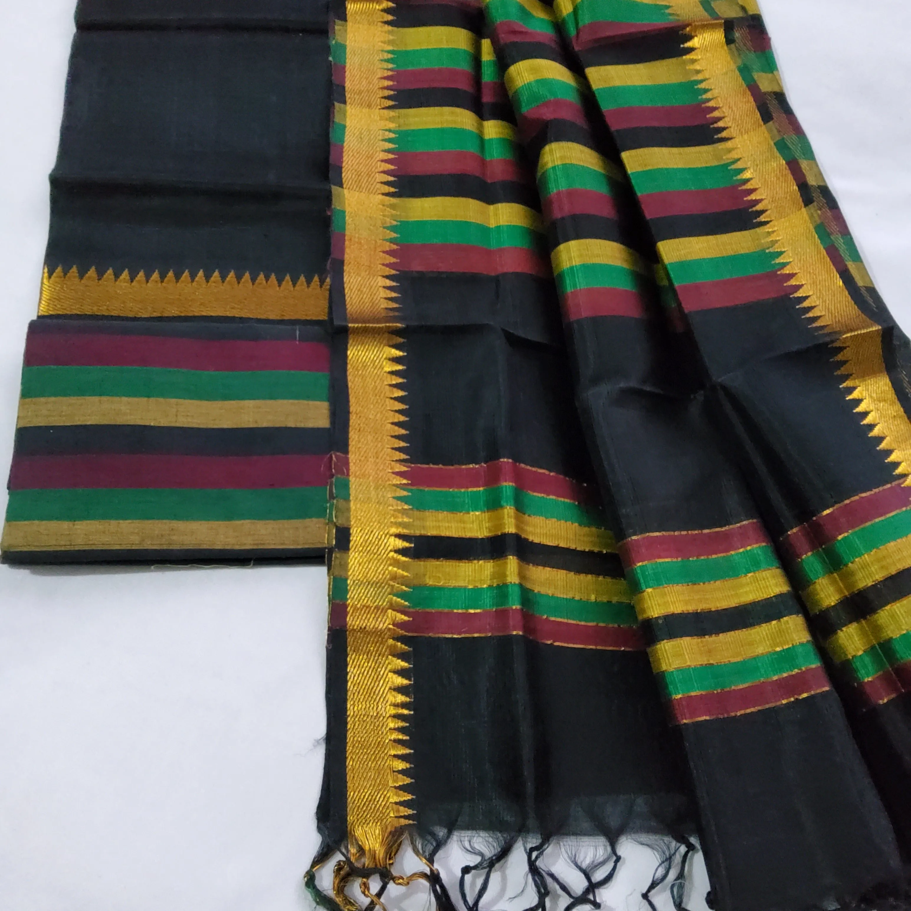 Mangalagiri Silk Cotton Dress Material