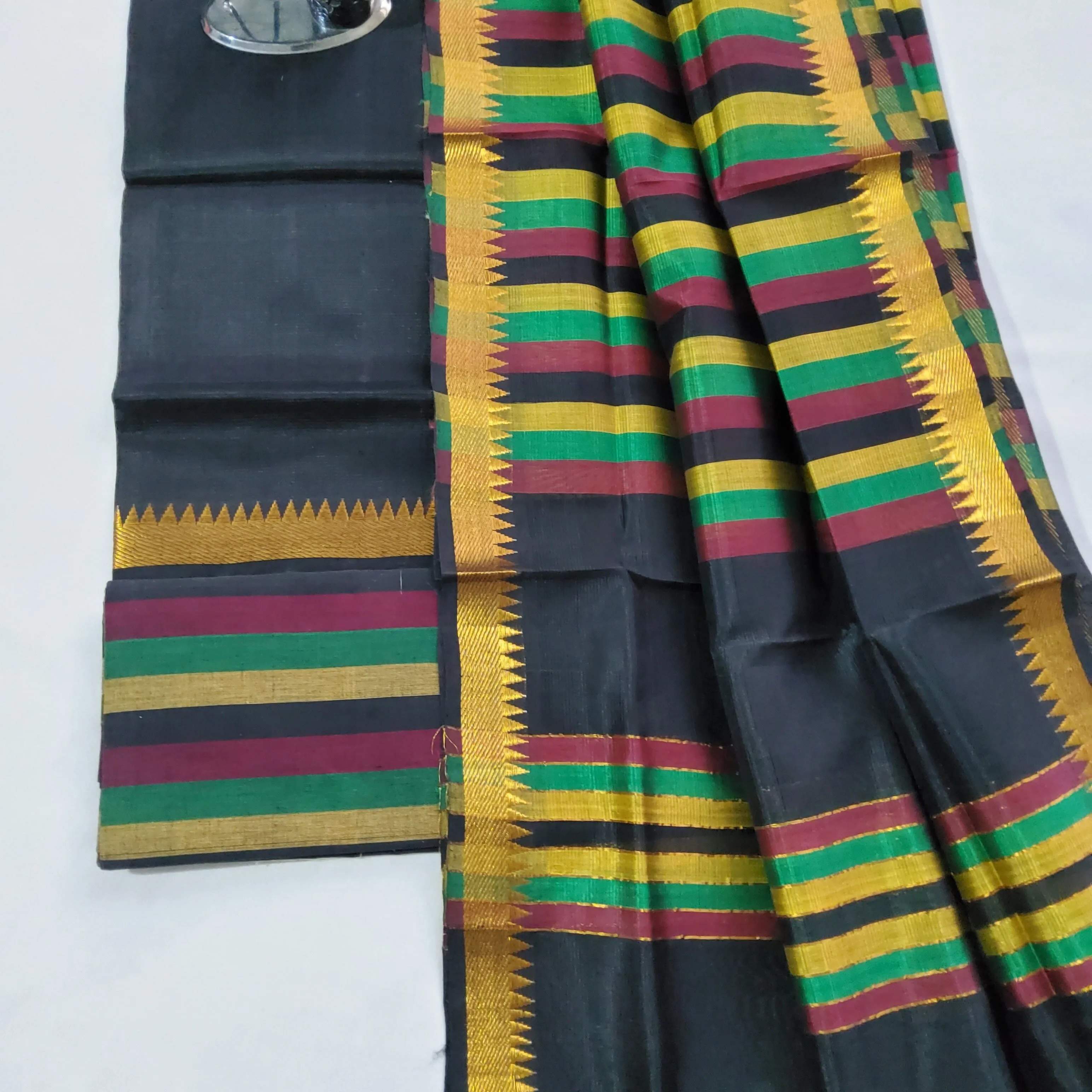 Mangalagiri Silk Cotton Dress Material