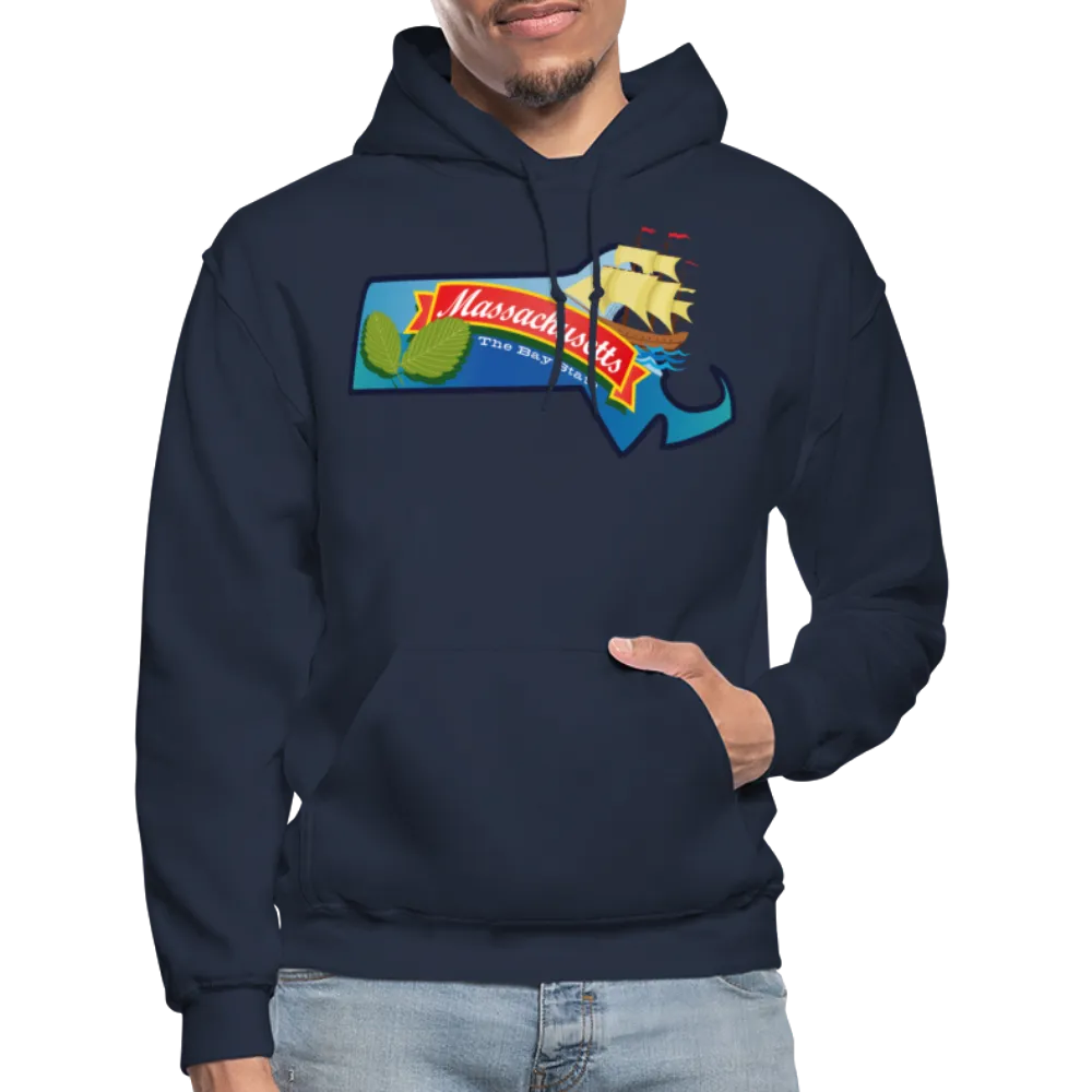 Massachusetts Whimsical Heavy Blend Adult Hoodie