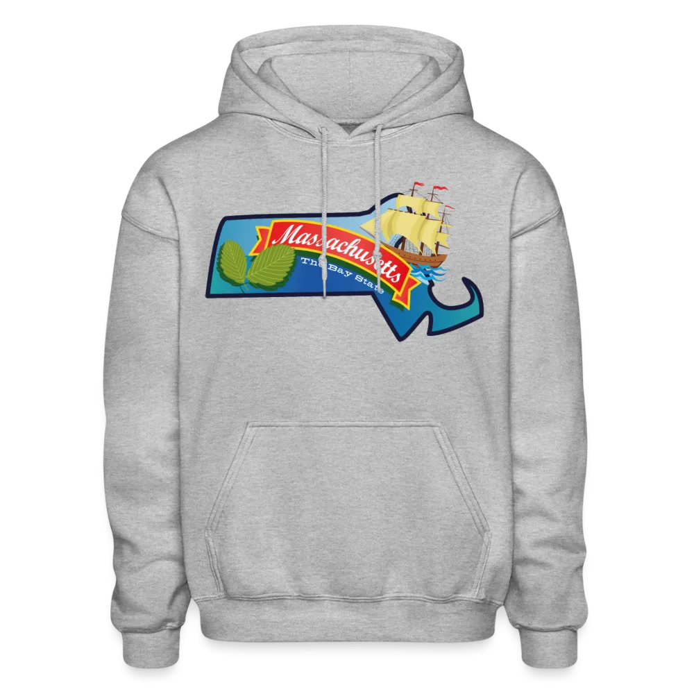 Massachusetts Whimsical Heavy Blend Adult Hoodie