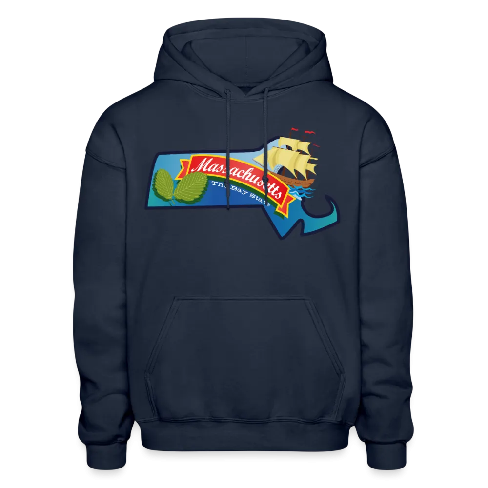 Massachusetts Whimsical Heavy Blend Adult Hoodie