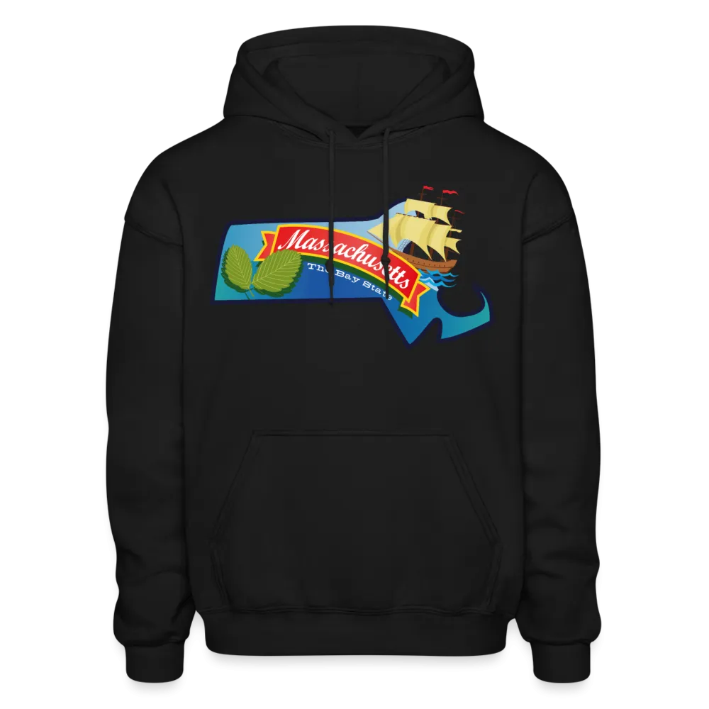 Massachusetts Whimsical Heavy Blend Adult Hoodie