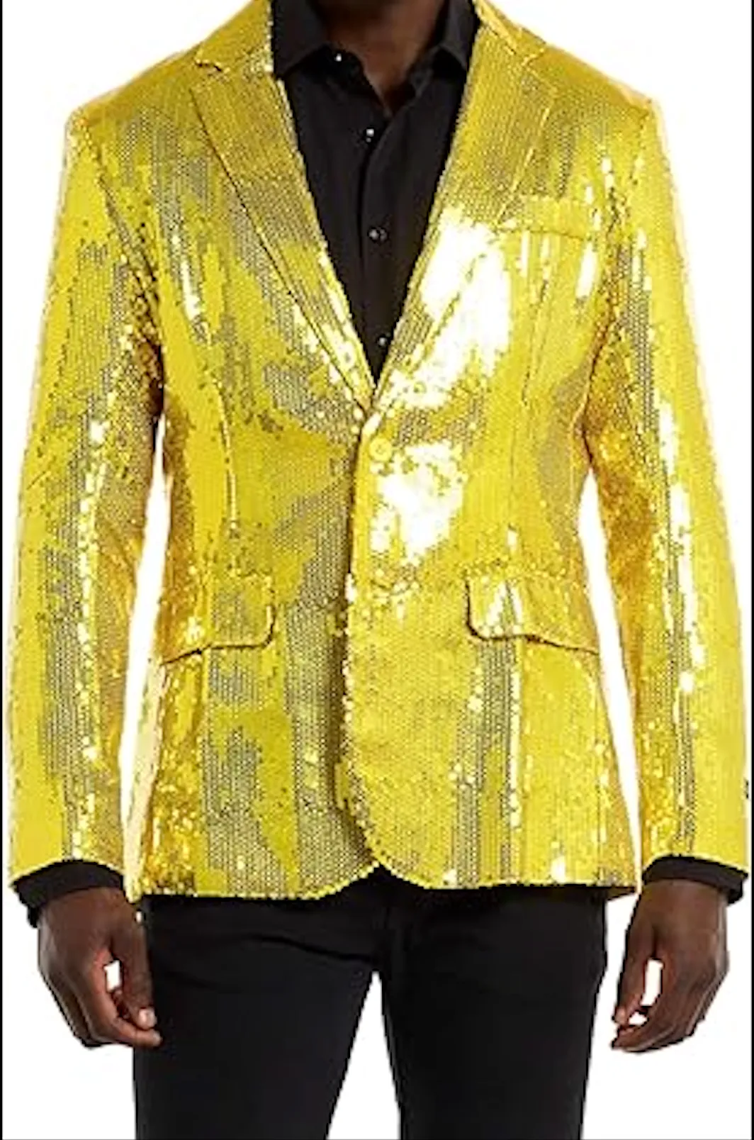Men's Sequin NYE Green Blazer Jackets